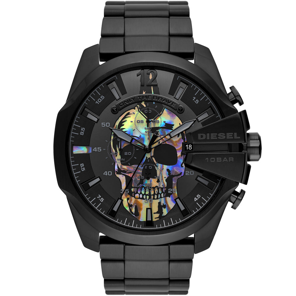 Diesel DZ4582 Mega Chief Watch with Punk Spirit Style
