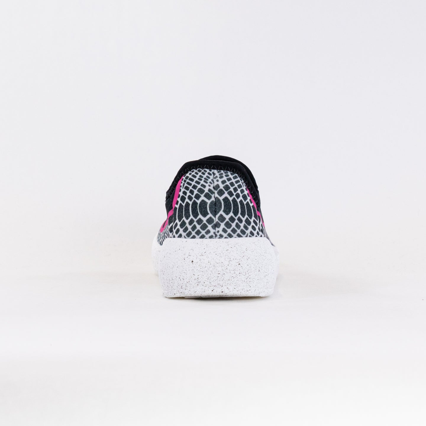Women's Pseudo Slip-on Racer Sport Sneakers in Pink and Smoke Colors