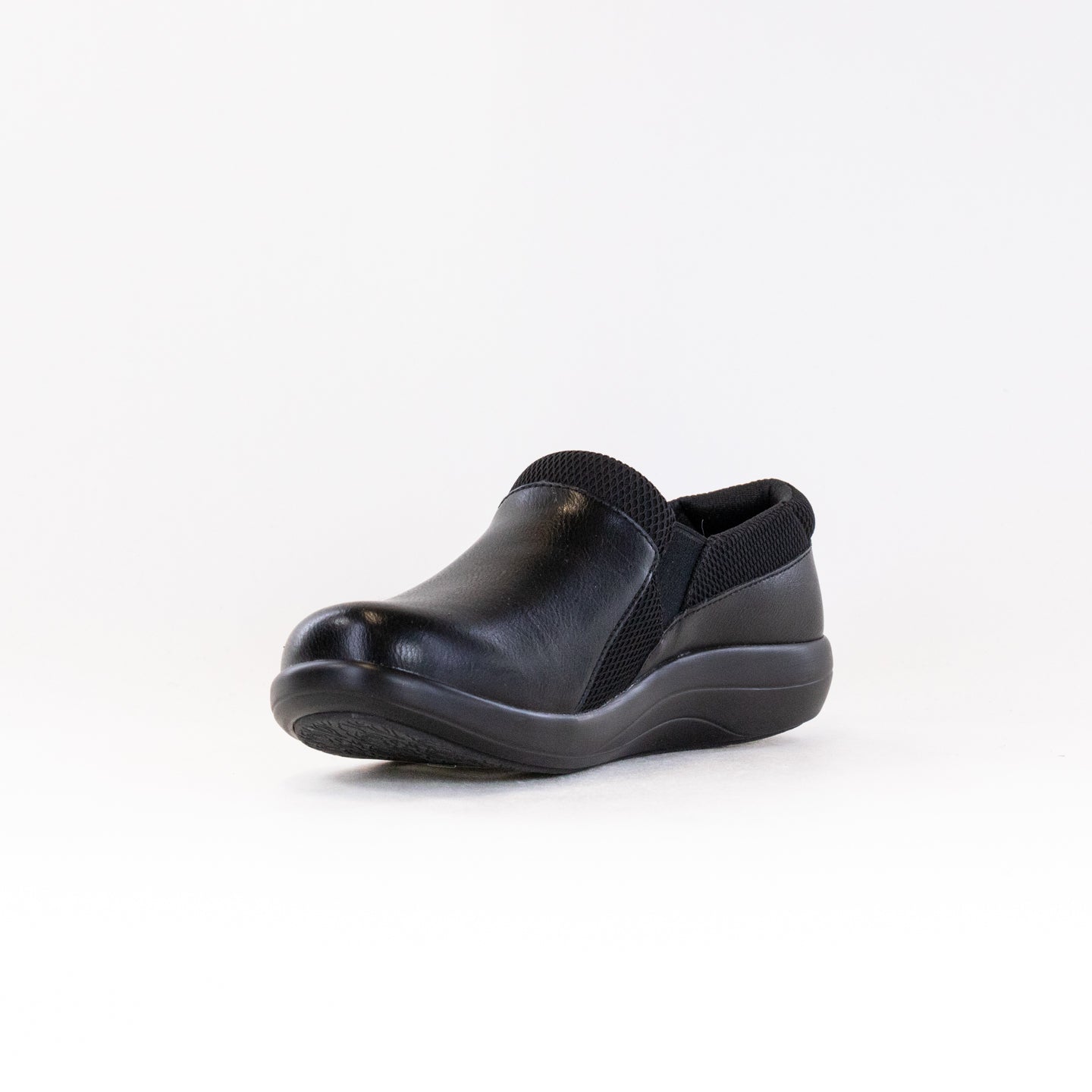 Alegria Women's Duette Slip-on Vegan Casual Shoes in Jet Black