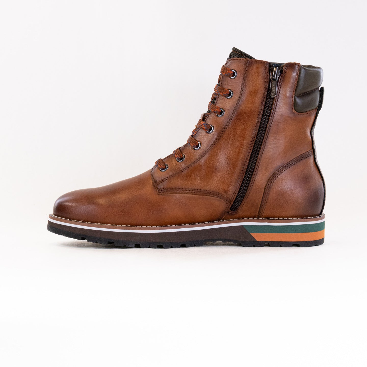 Pikolinos Pirineos Men's Dress Shoes - Brandy Calfskin Leather Model M6S - 8113C1