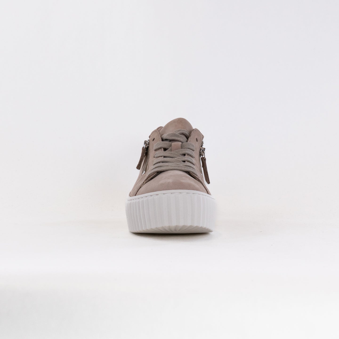 Gabor Women's Cream Platform Sneaker Model 43.200.21