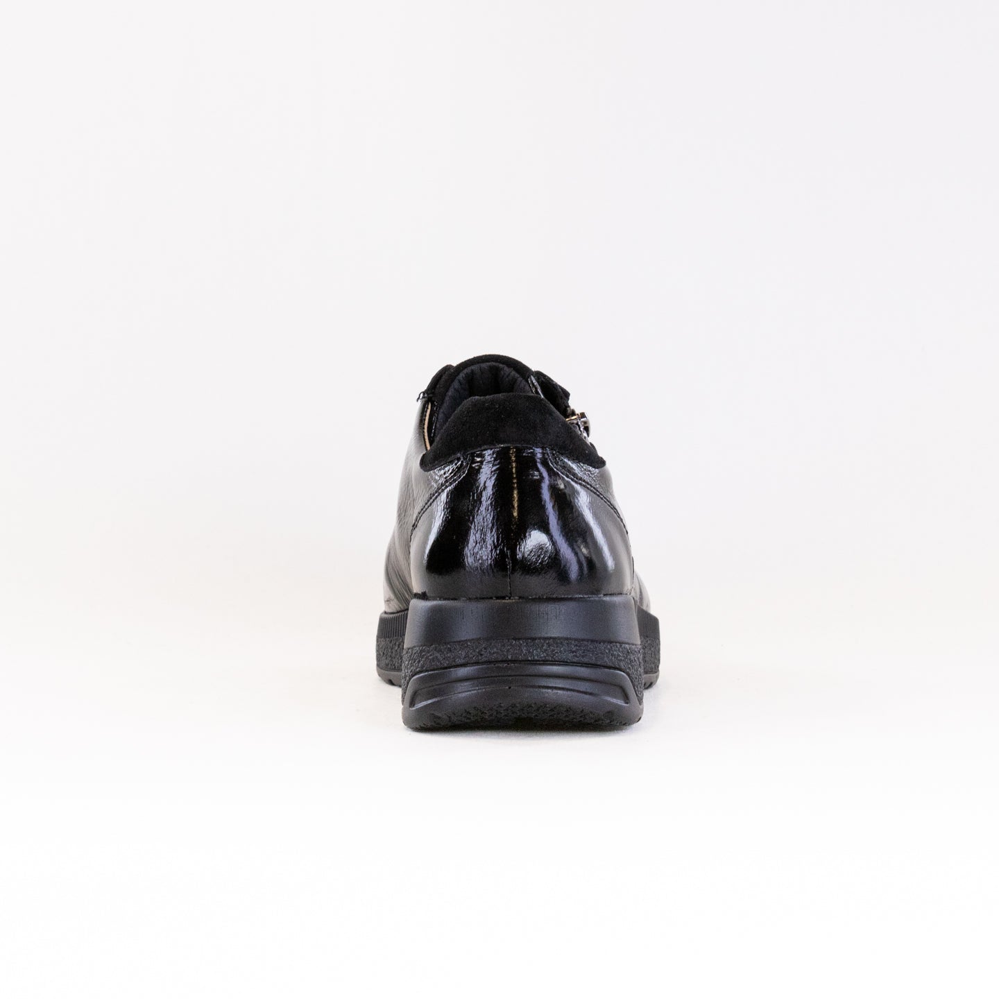 Fidelio Multistretch Holy Women's Black Comfortable Stretchable Leather Shoes