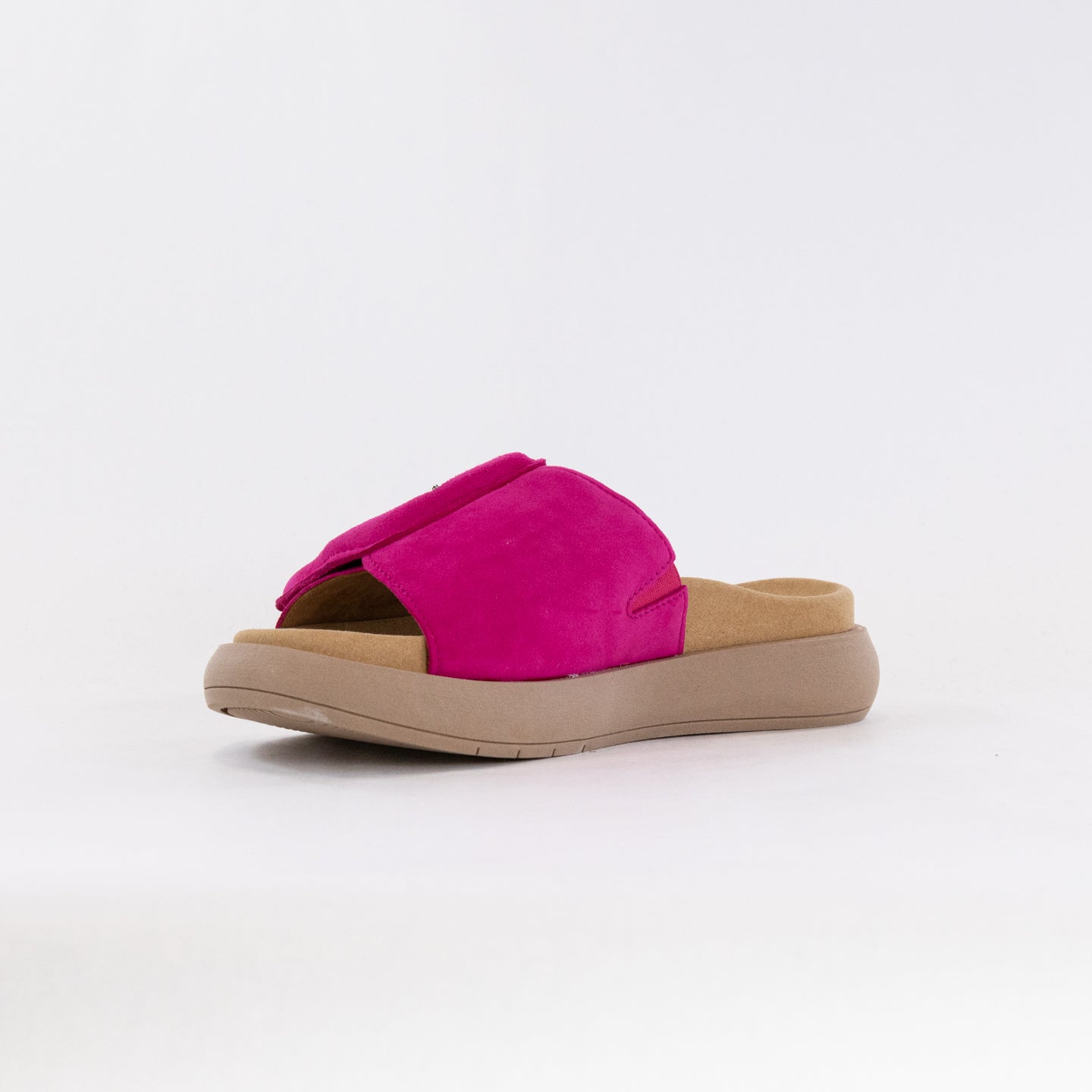 Gabor Women's Pink Wrapped Velcro Buckle Slip-On Sandals for Comfortable Footwear