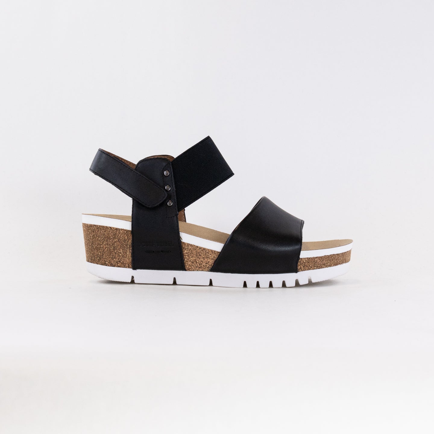 Josef Seibel Women's Quinn 09 Lightweight Black Wedge Sandals