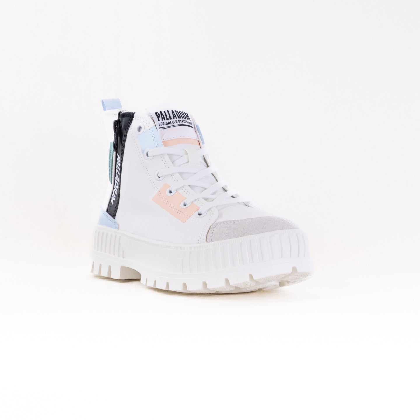 Palladium Women's Star White Pallashock Backzip 2 High - top Sneakers