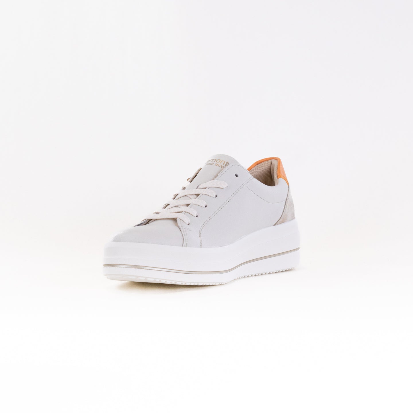 Julika Remonte D1C01 Women's Off-White Low-Top Leather Sneakers