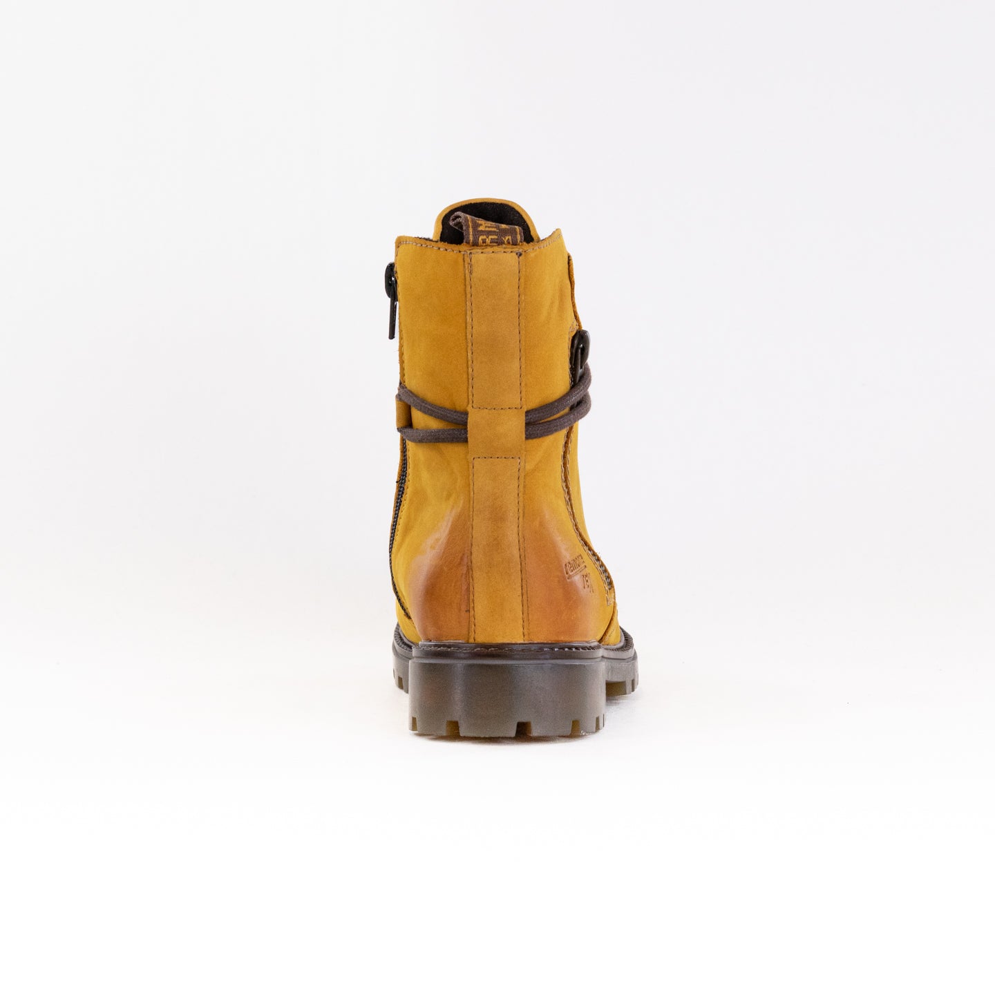 Remonte Women's D8473-68 Yellow Lug Bottom Booties