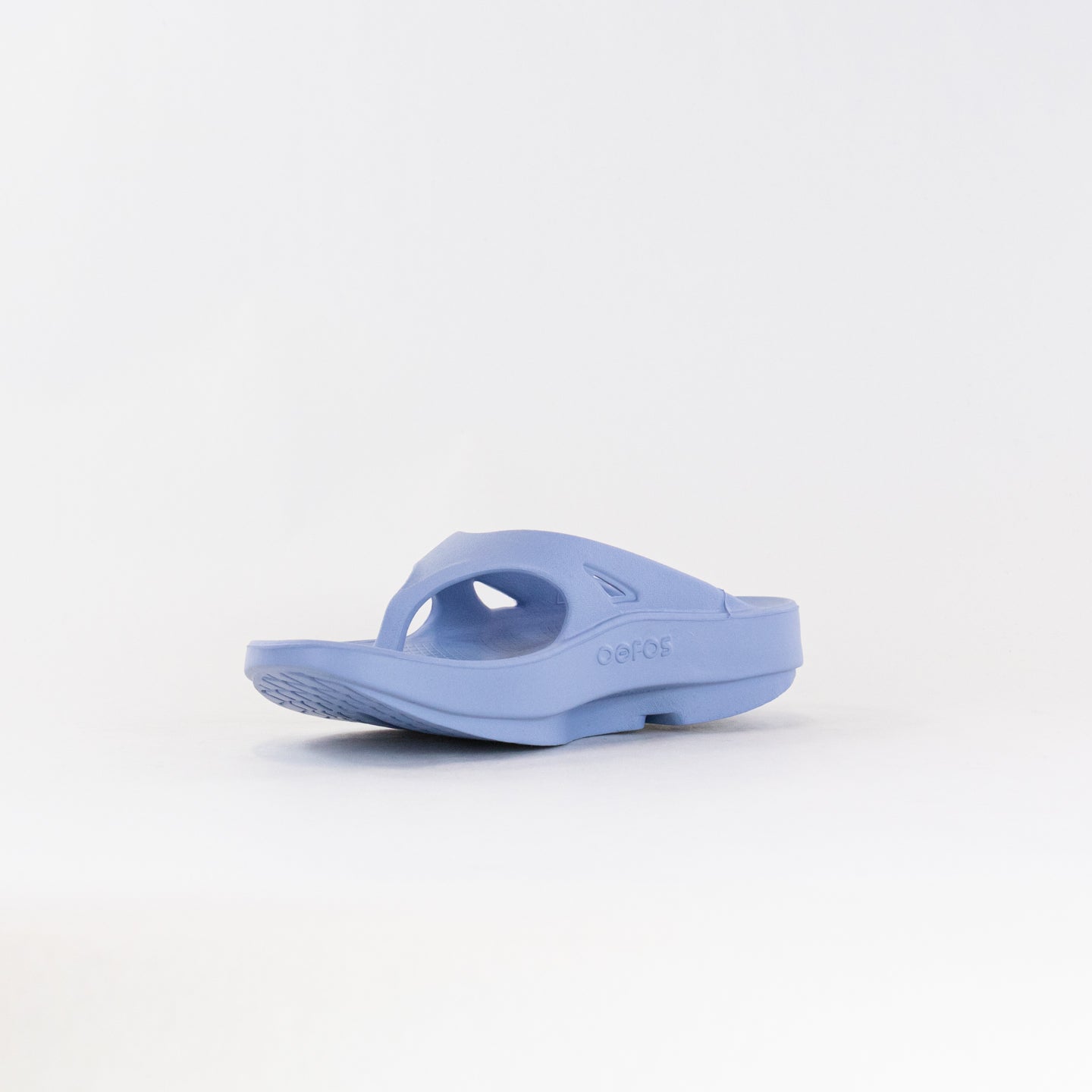 Women's OOFOS Brand Original Style Recovery Sandal in Neptune Blue Color