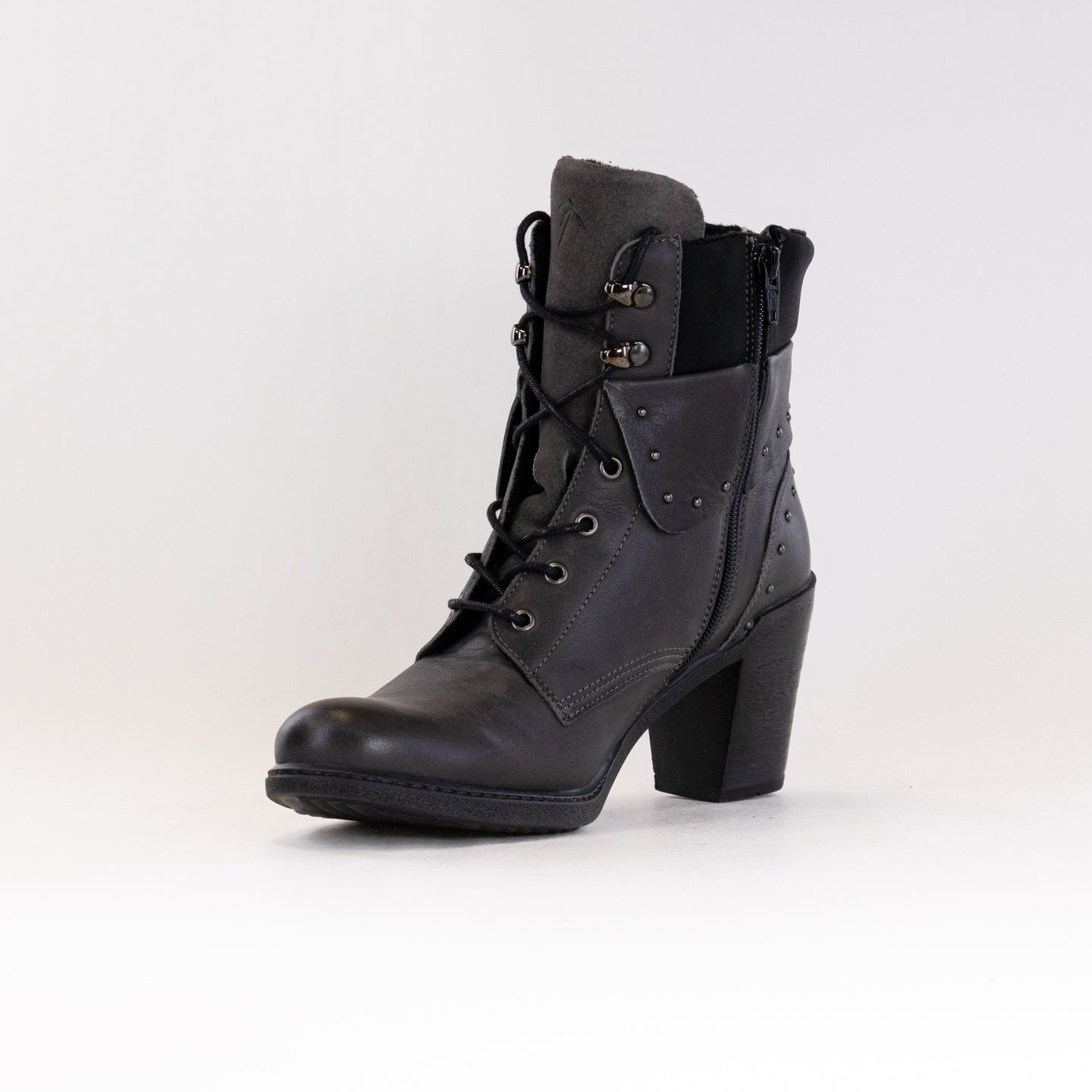 Stylish Women's Slate Dromedaris Gilly Lace - Up Boots