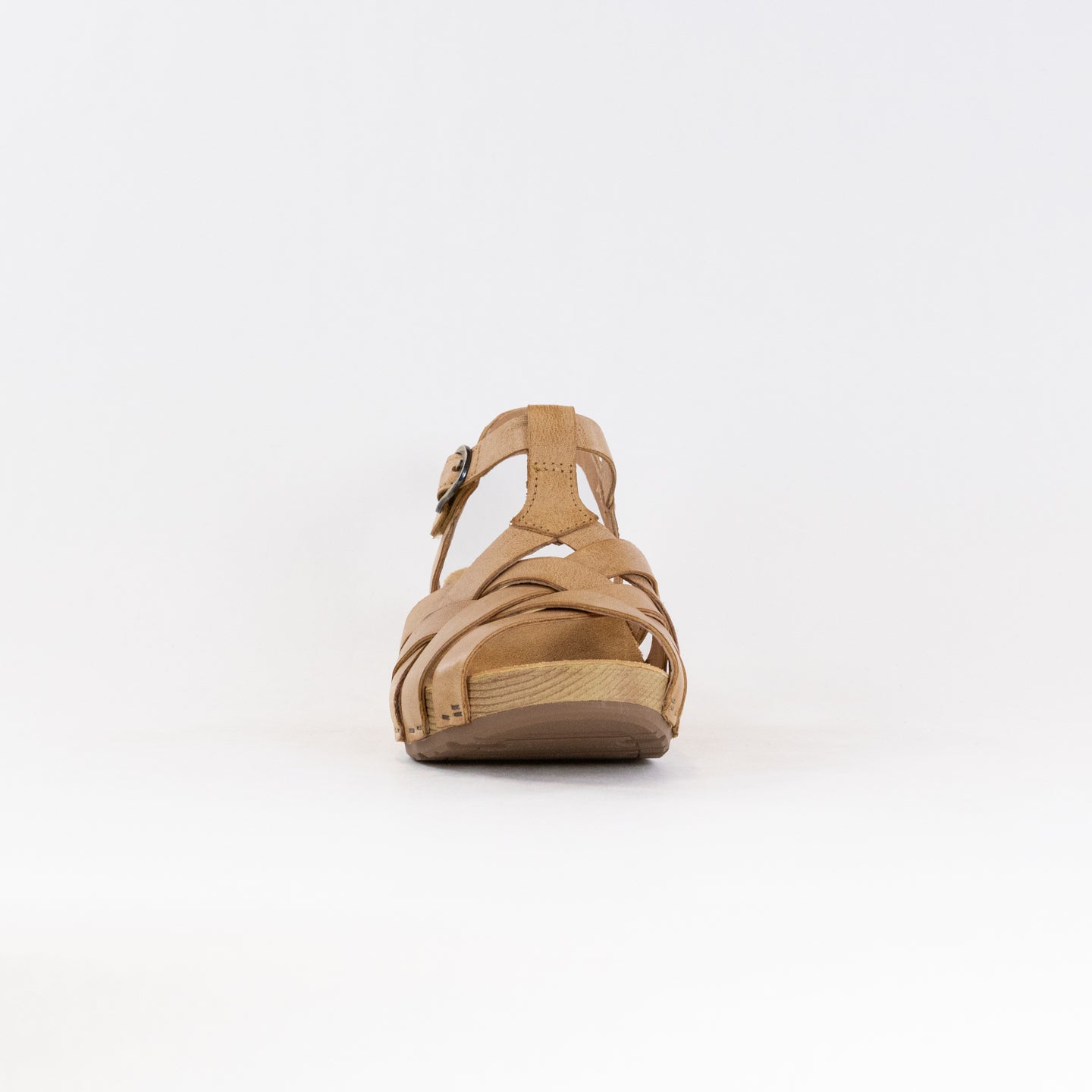 Dansko Women's Tan Milled Burnished Leather Tinley Sandals