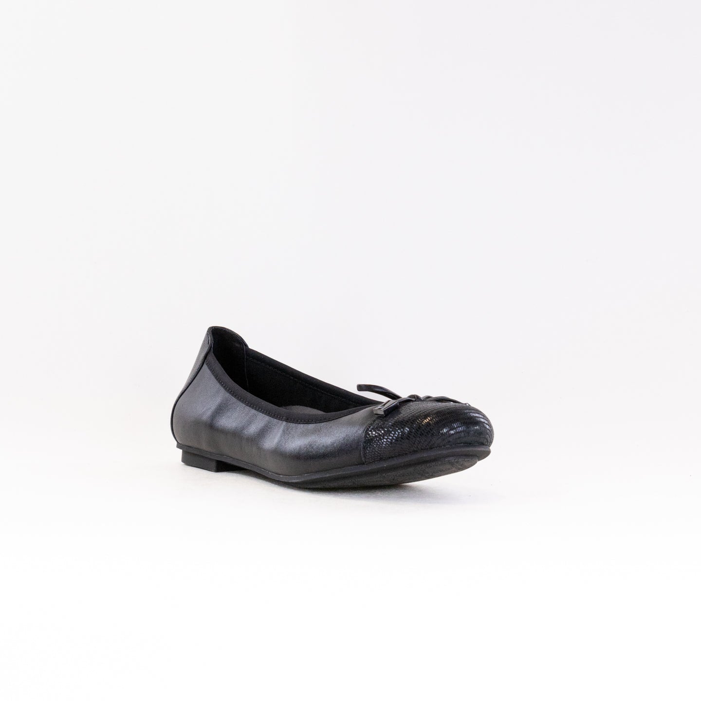 Women's Vionic Minna Classic Black Ballet Flats - Ideal for All - Day Wear and Walking