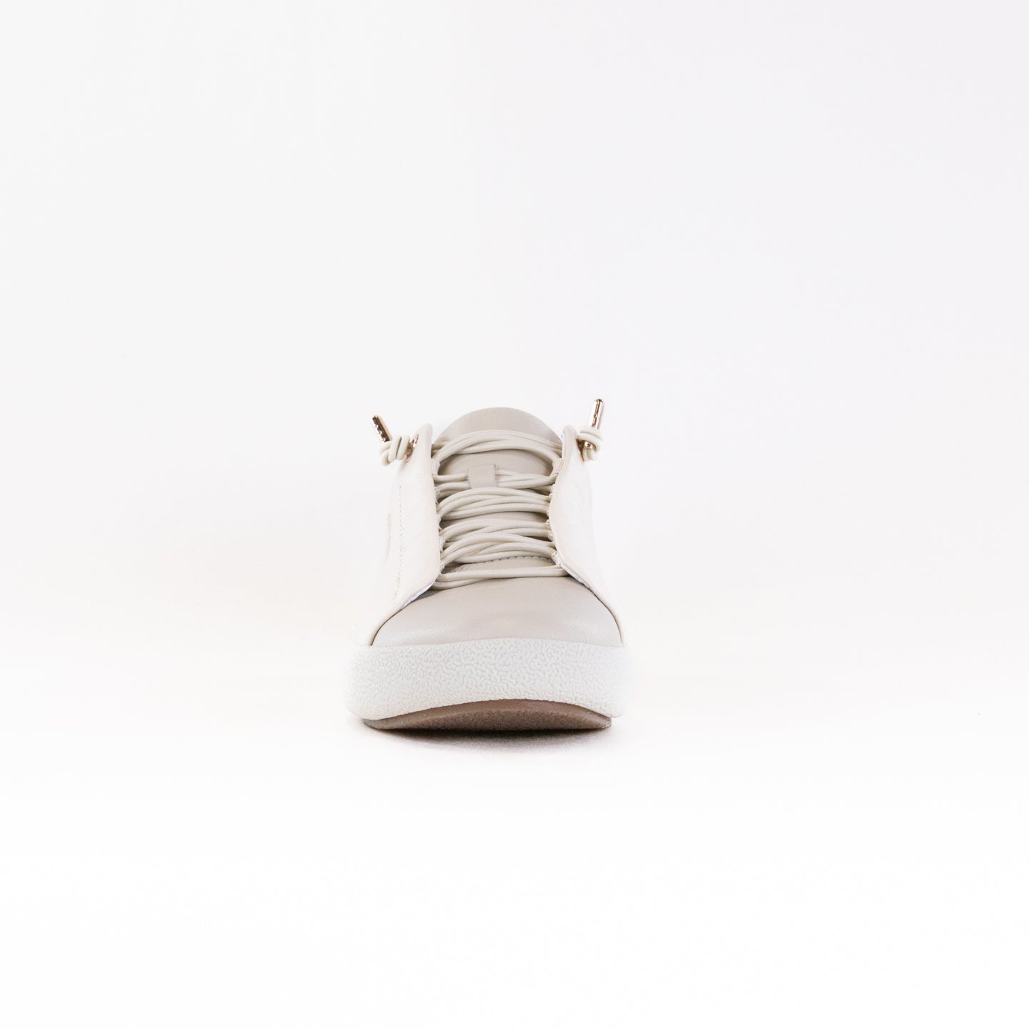 Josef Seibel Women's Claire 24 Cream Sneakers with Elastic Lacing