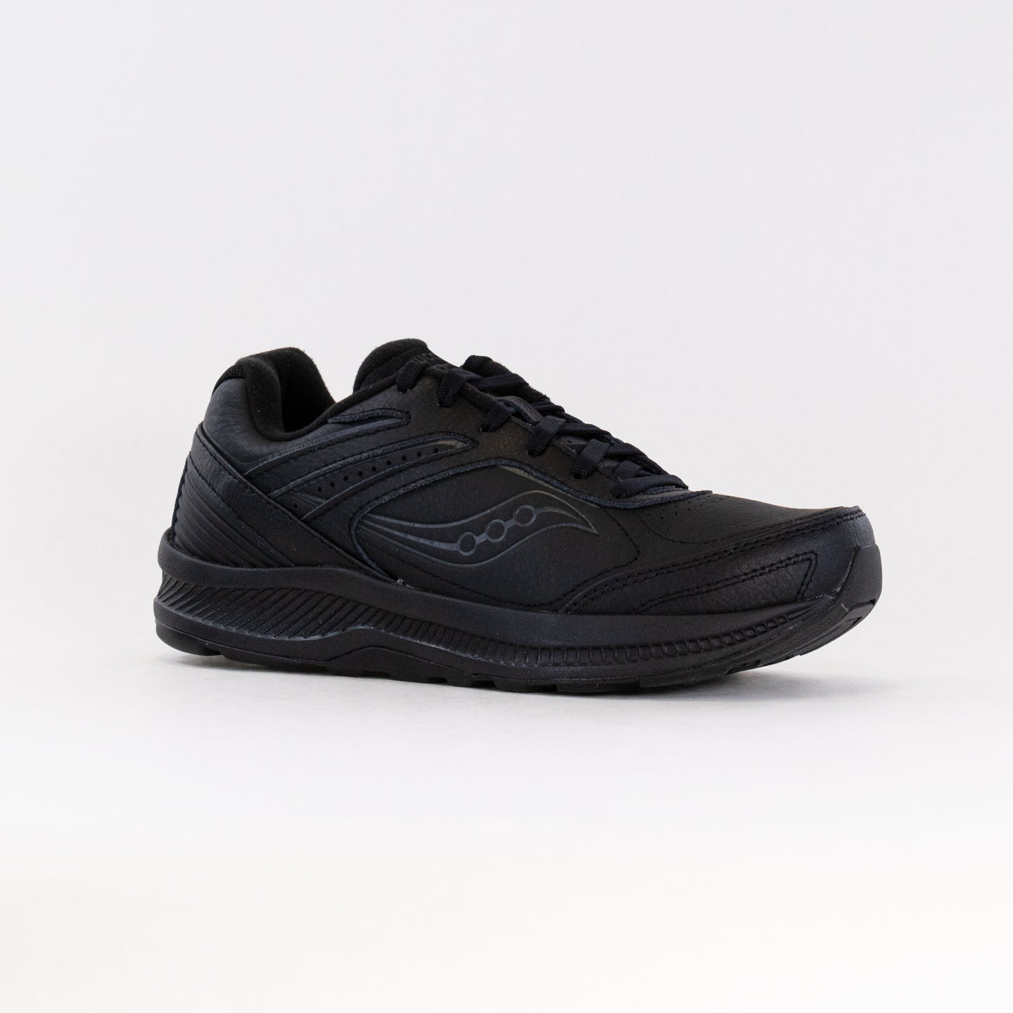 Saucony Men's Echelon Walker 3 Wide Black - Comfortable Walking Shoes