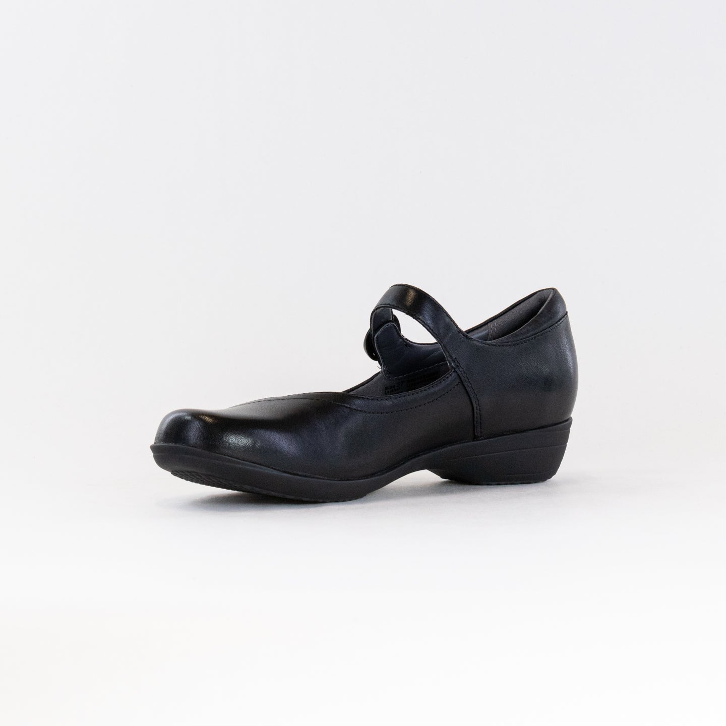 Dansko Women's Black Milled Napa Fawna Wide - Stylish Office Shoes