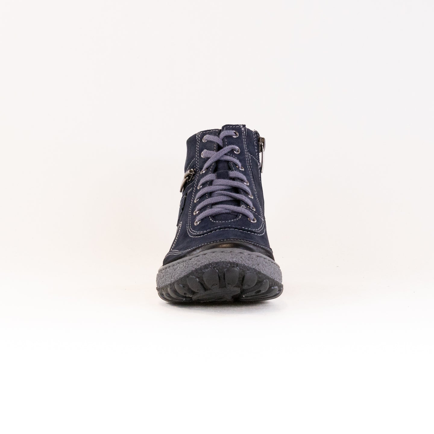 Women's Blue Nubuck V-Italia 641 Kiki Comfortable Walking Shoes