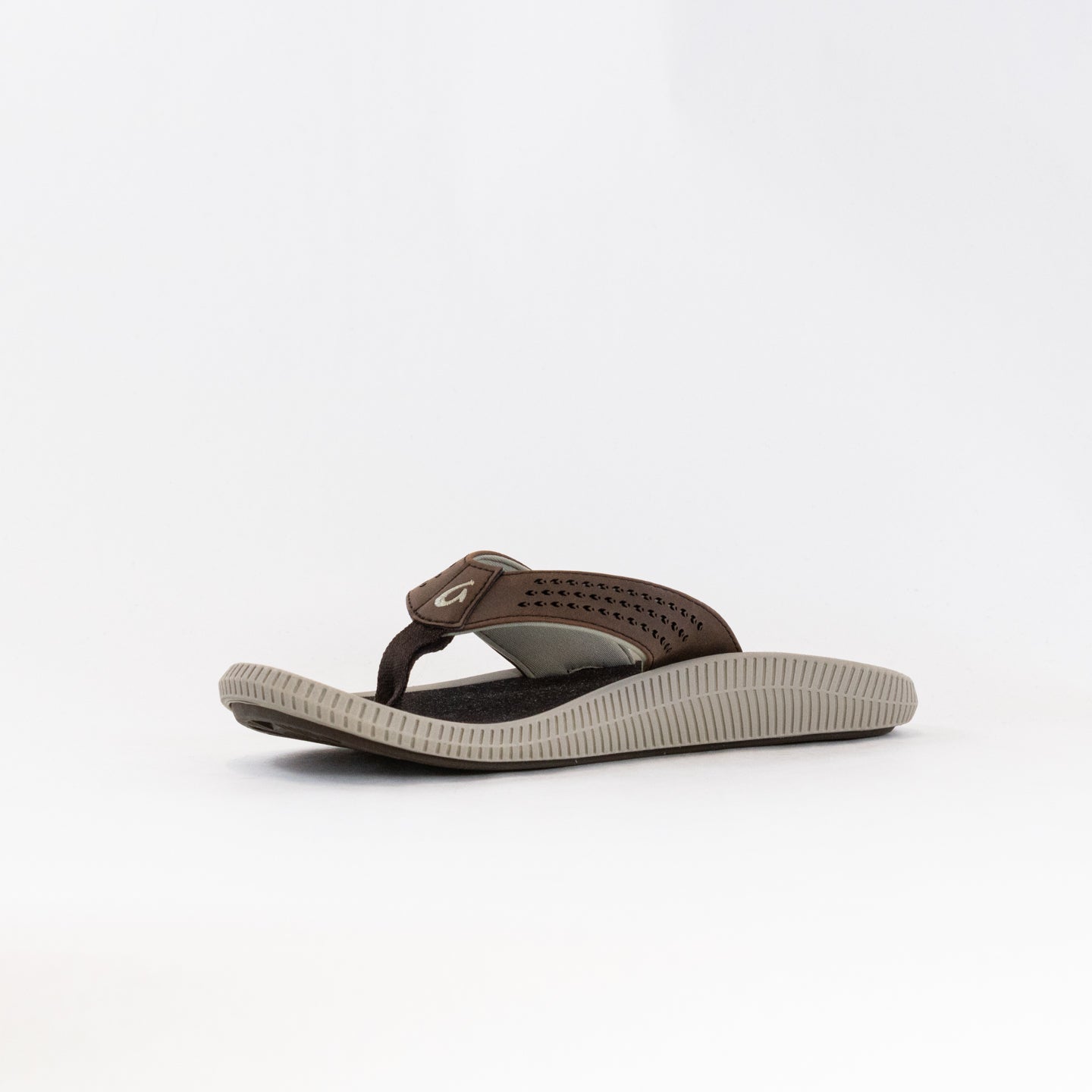 Olukai Men's Ulele Sandals in Dark Wood Color