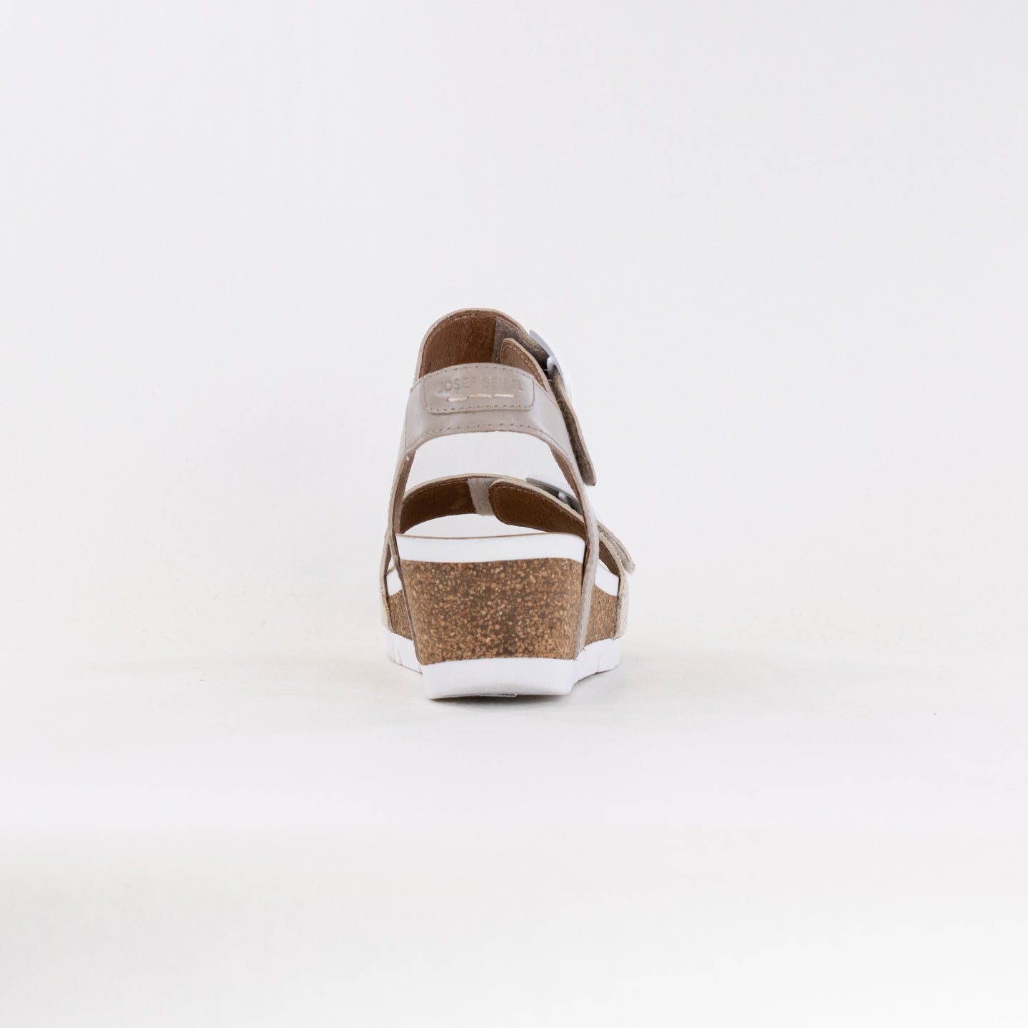 Josef Seibel Women's Quinn 02 Lightweight Creme Wedge Sandals