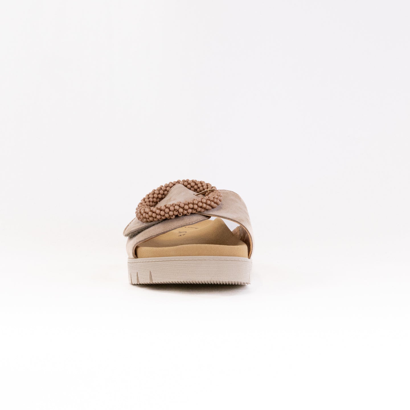 Gabor Women's 63.745 Caramel Sandals with Subtle Heel