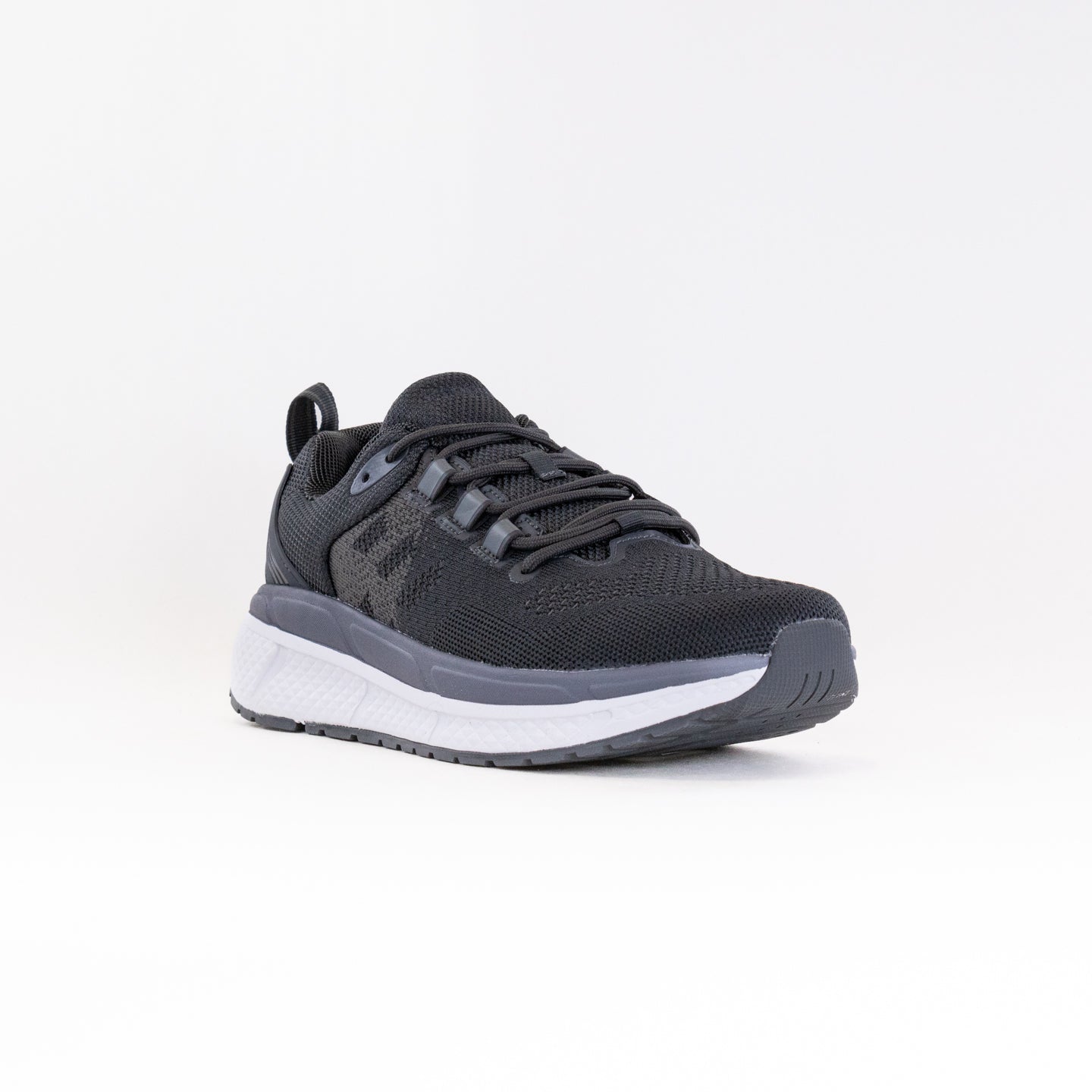Men's Propet Ultra 267 Athletic Shoes in Gunsmoke and Grey Color Scheme