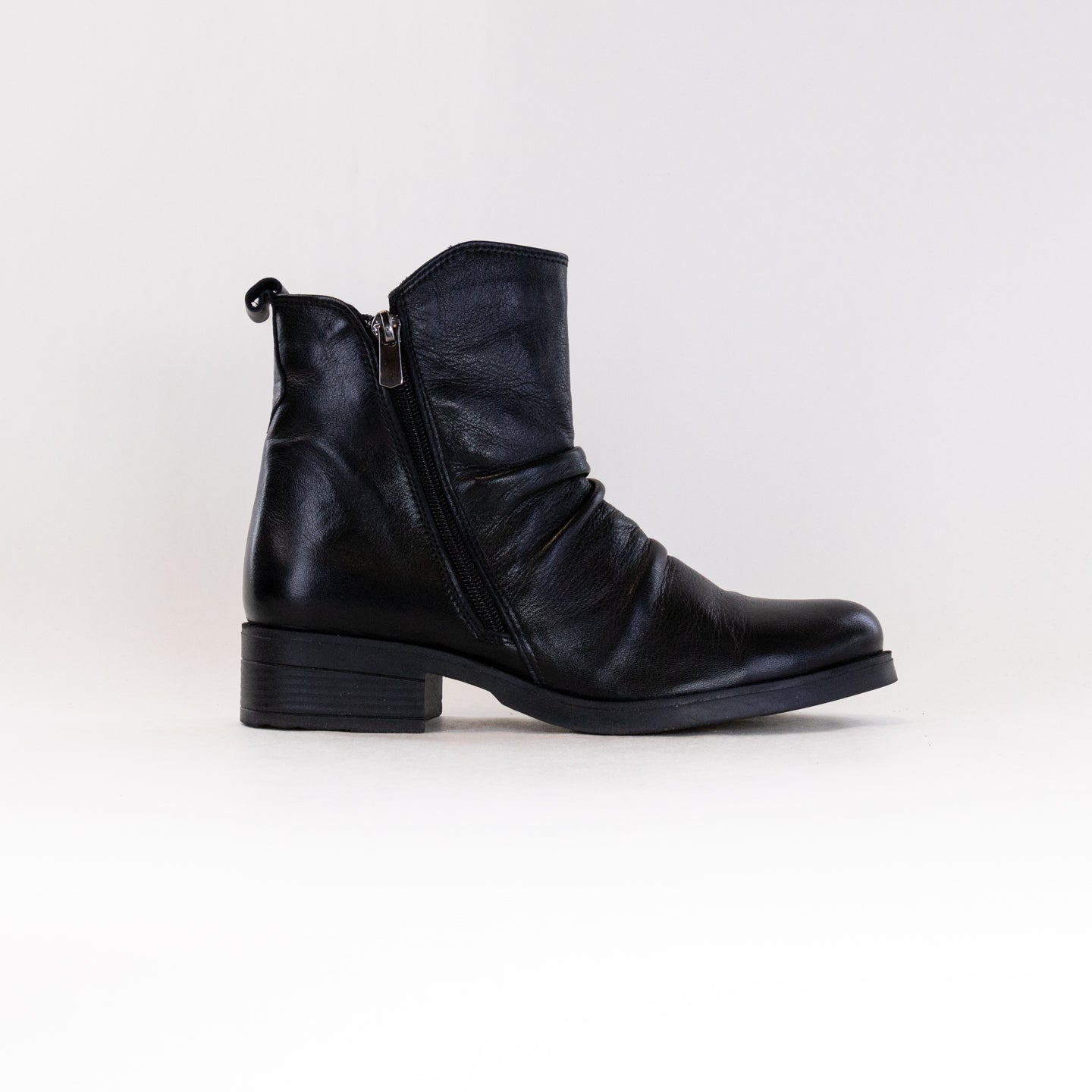 Spring Step Women's Black Zipstering Fashion Leather Boots