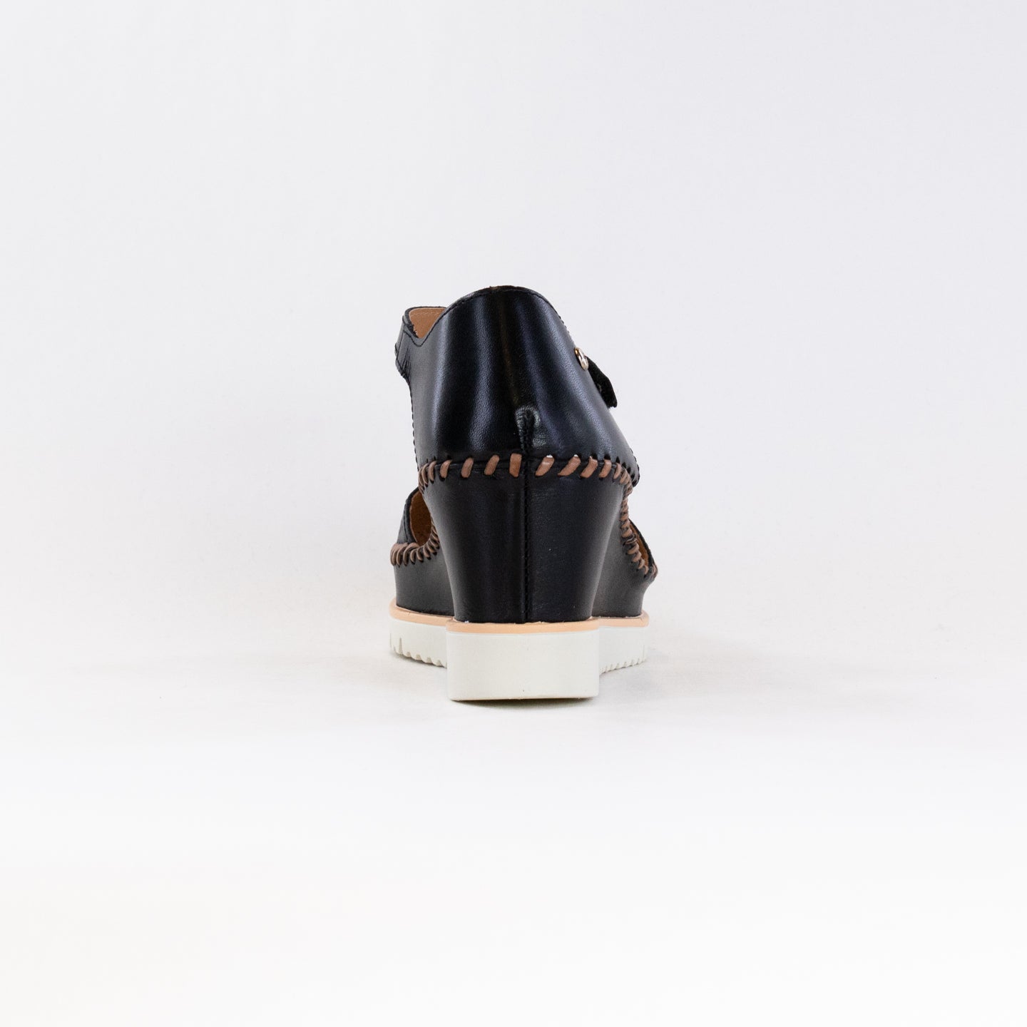 Pikolinos Women's Black Aguadulce W3Z-1991 Comfortable Closed Wedge Sandals