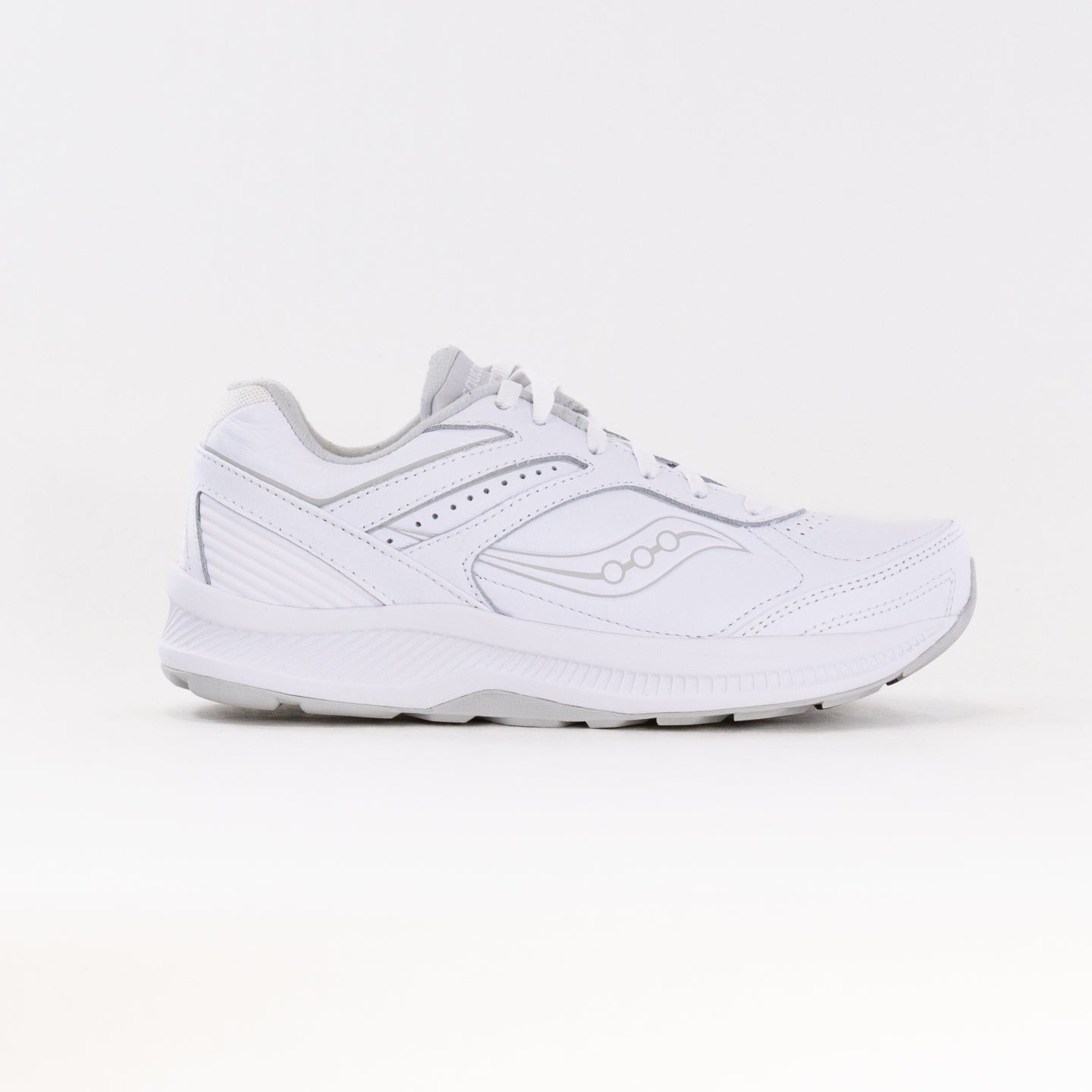 Saucony Men's Echelon Walker 3 Extra Wide Walking Shoes - Pure White
