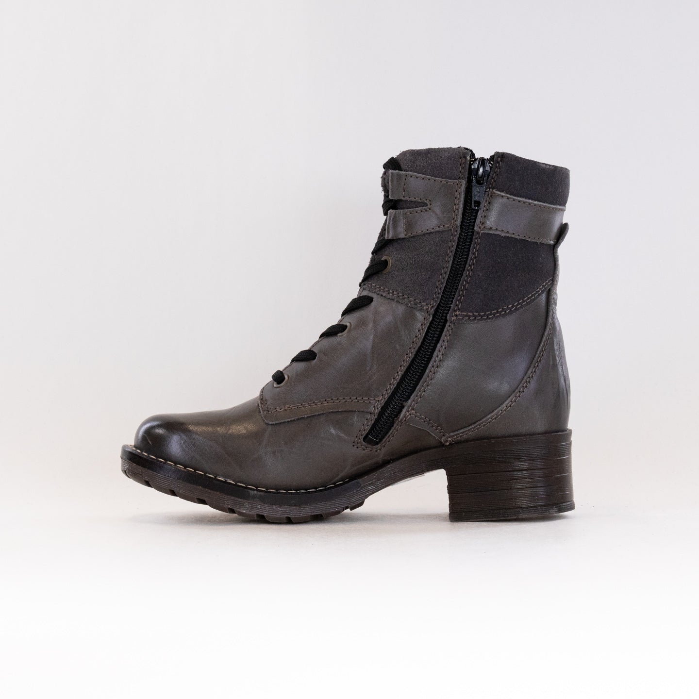Women's Slate Dromedaris Kara Short Padded Lace - Up Boots