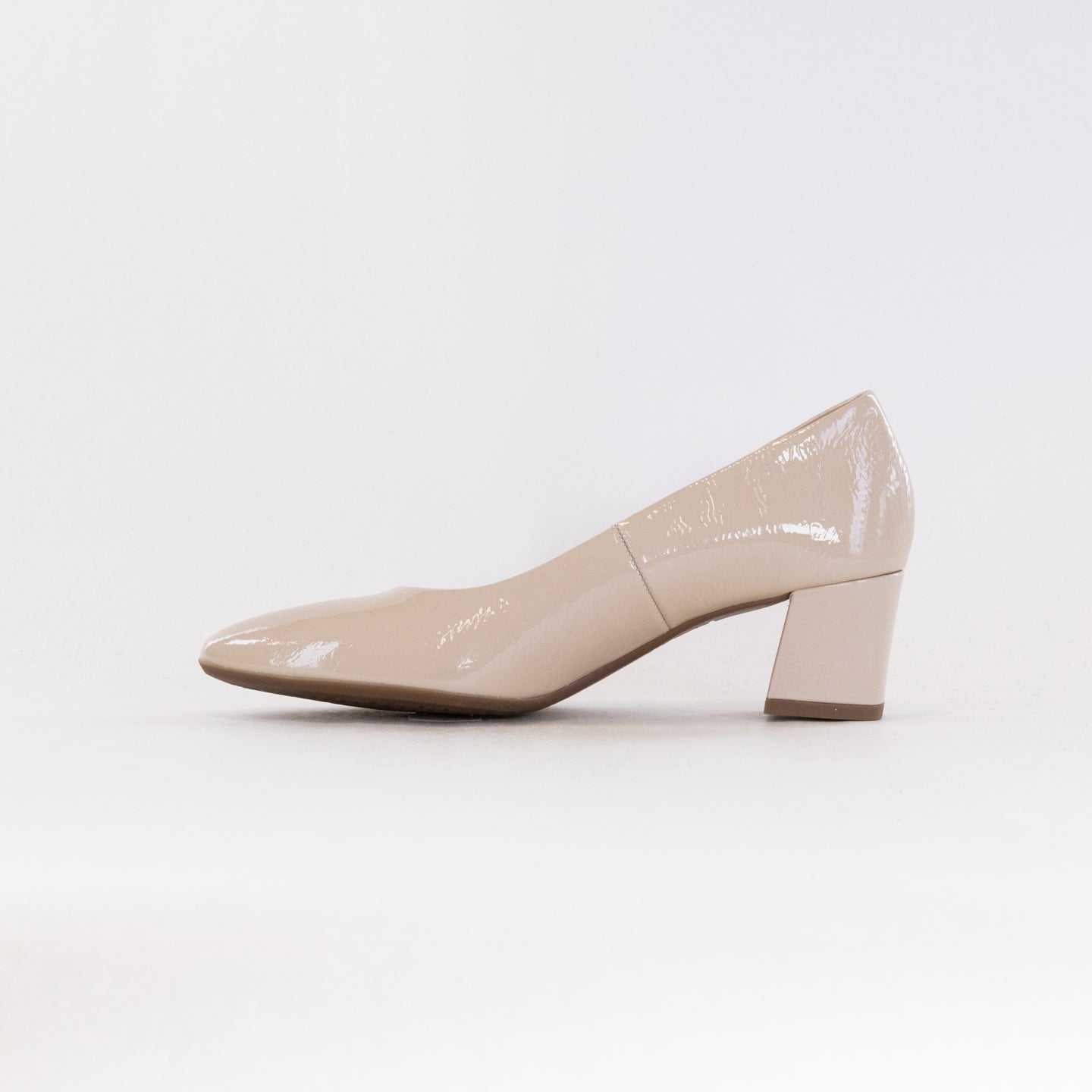 Women's Nude Patent Ara Lichfield Comfortable Pumps