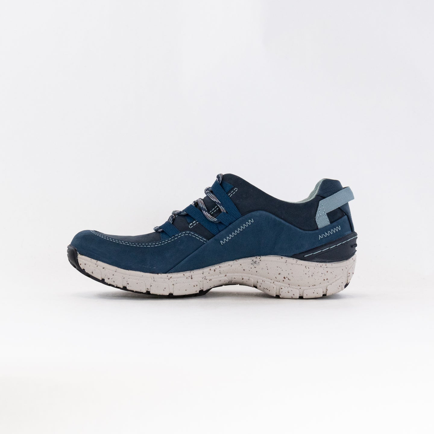 Women's Blue Combi Clarks Wave Range Waterproof Shoes