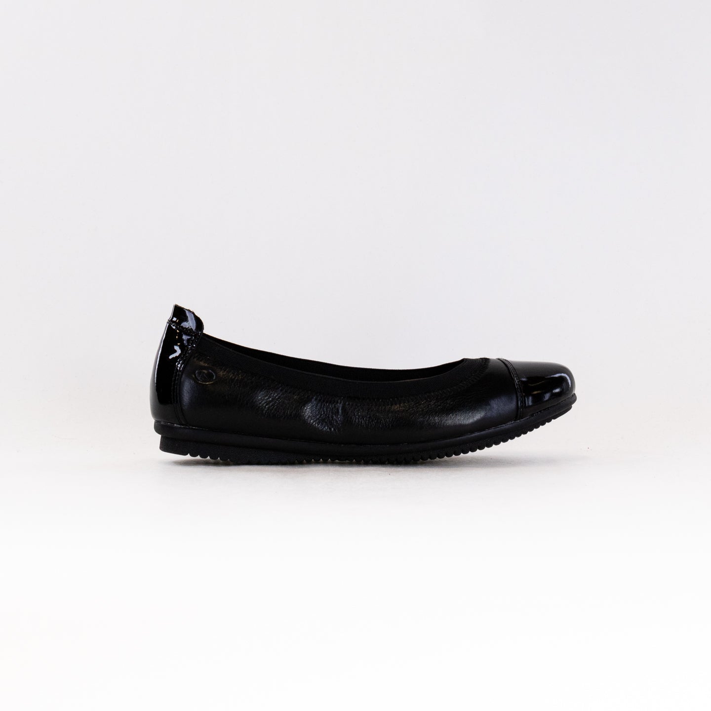 Josef Seibel Women's Pippa 07 Flat Shoes in Black Calf Leather
