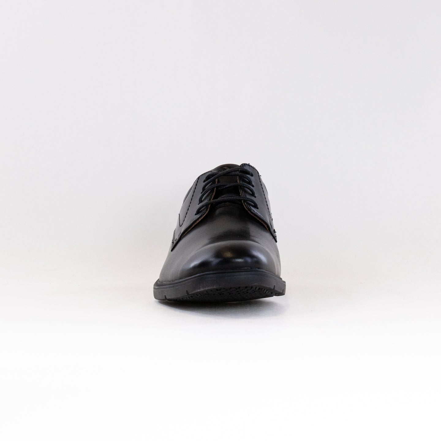 Men's Clarks Eldredge Black Leather Plain Toe Oxford Shoes for Ultimate Comfort
