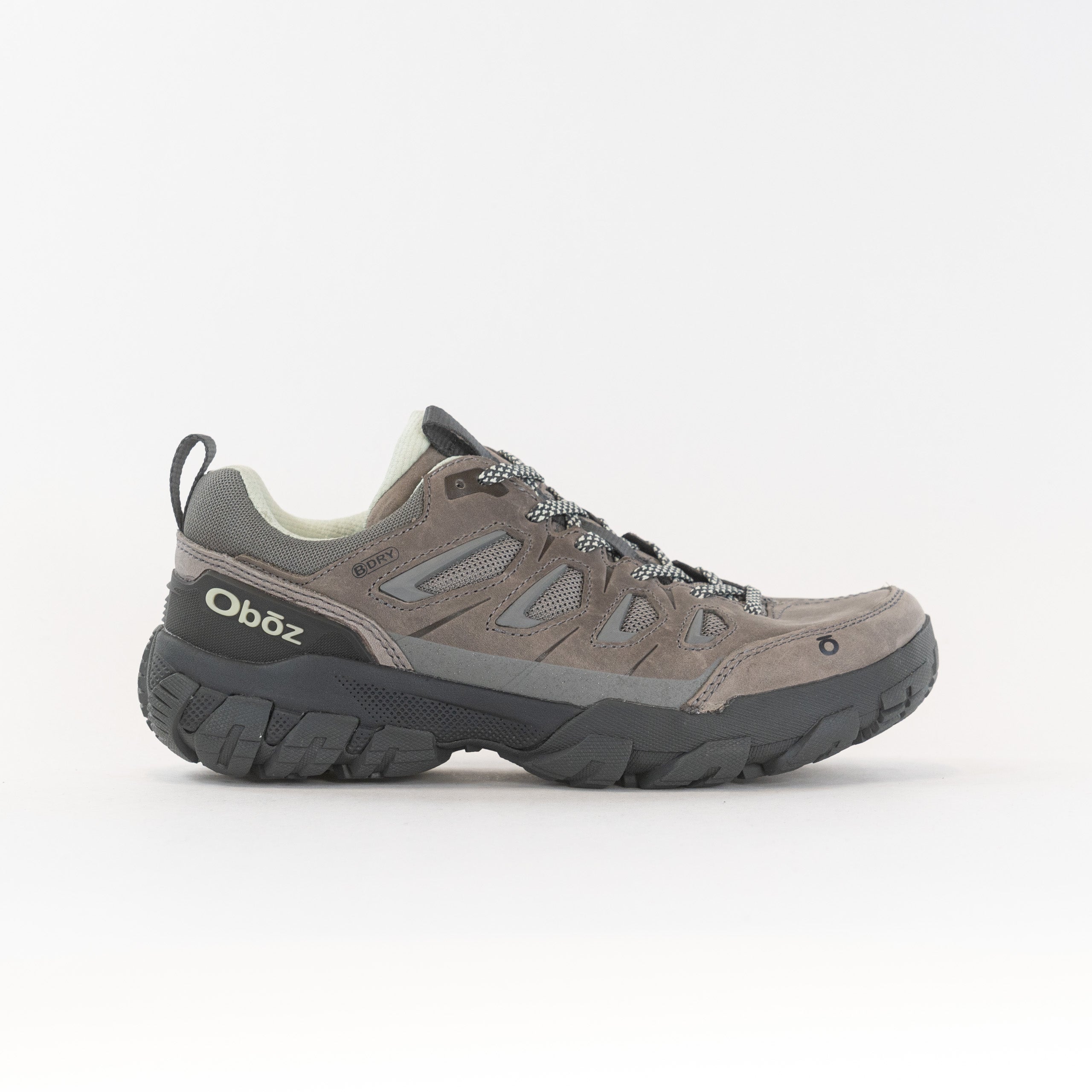 Women's Oboz Sawtooth X Low Waterproof Hiking Shoes in Hazy Gray