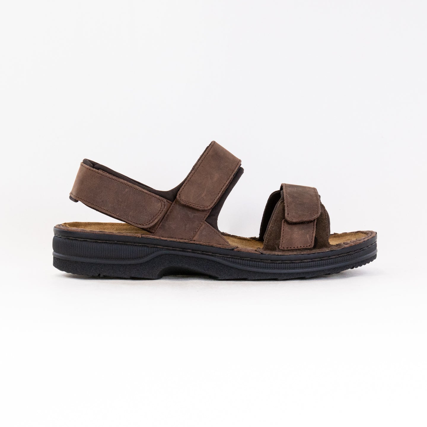 Naot Men's Arthur Crazy Horse Brown Adjustable Backstrap Sandals