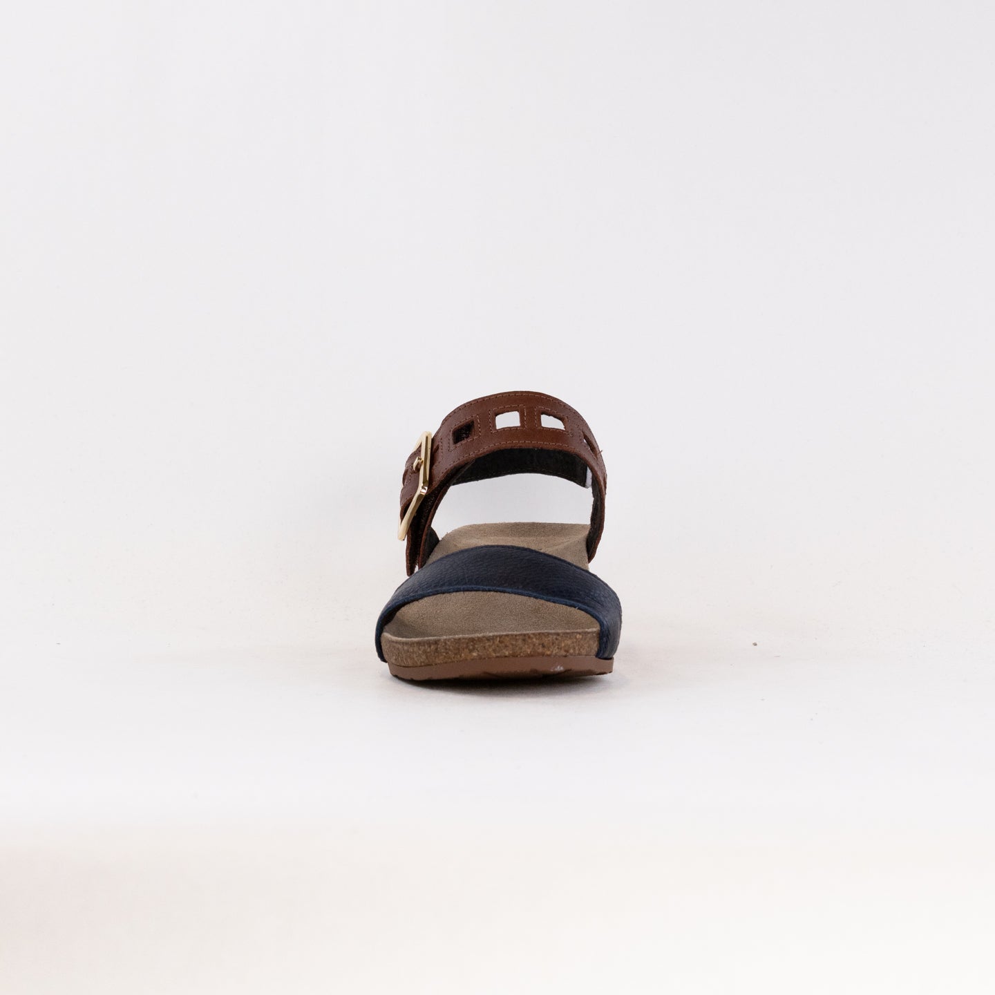 Naot Women's Dynasty Sandals - Soft Ink, Soft White, and Chestnut Colors
