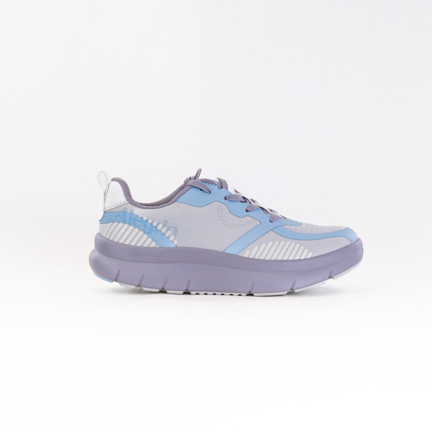 Alegria Women's Wide Solstyce Sneakers in Moon Grey Color