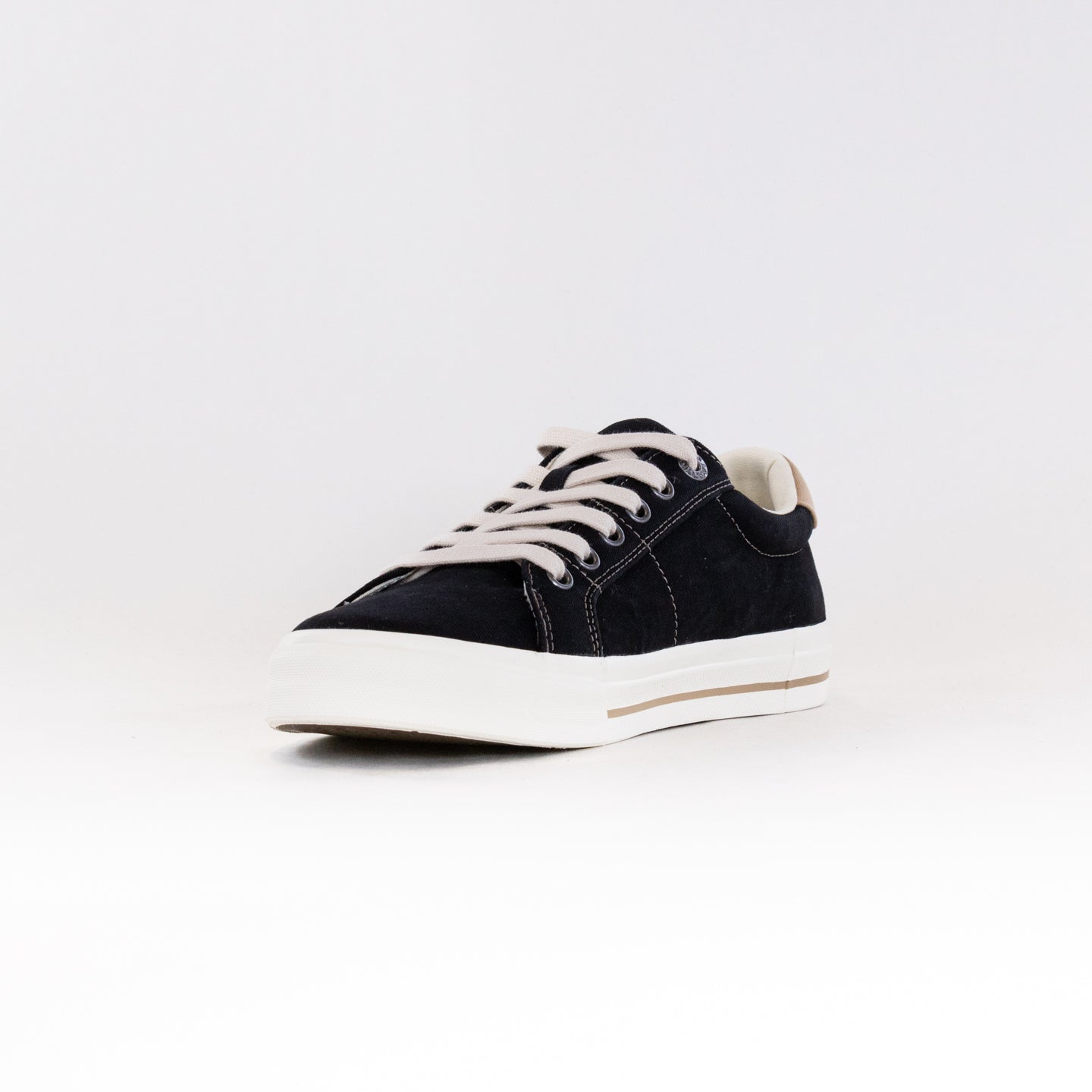 Distressed Black/Tan Taos Z Soul Women's Stylish Canvas Sneakers
