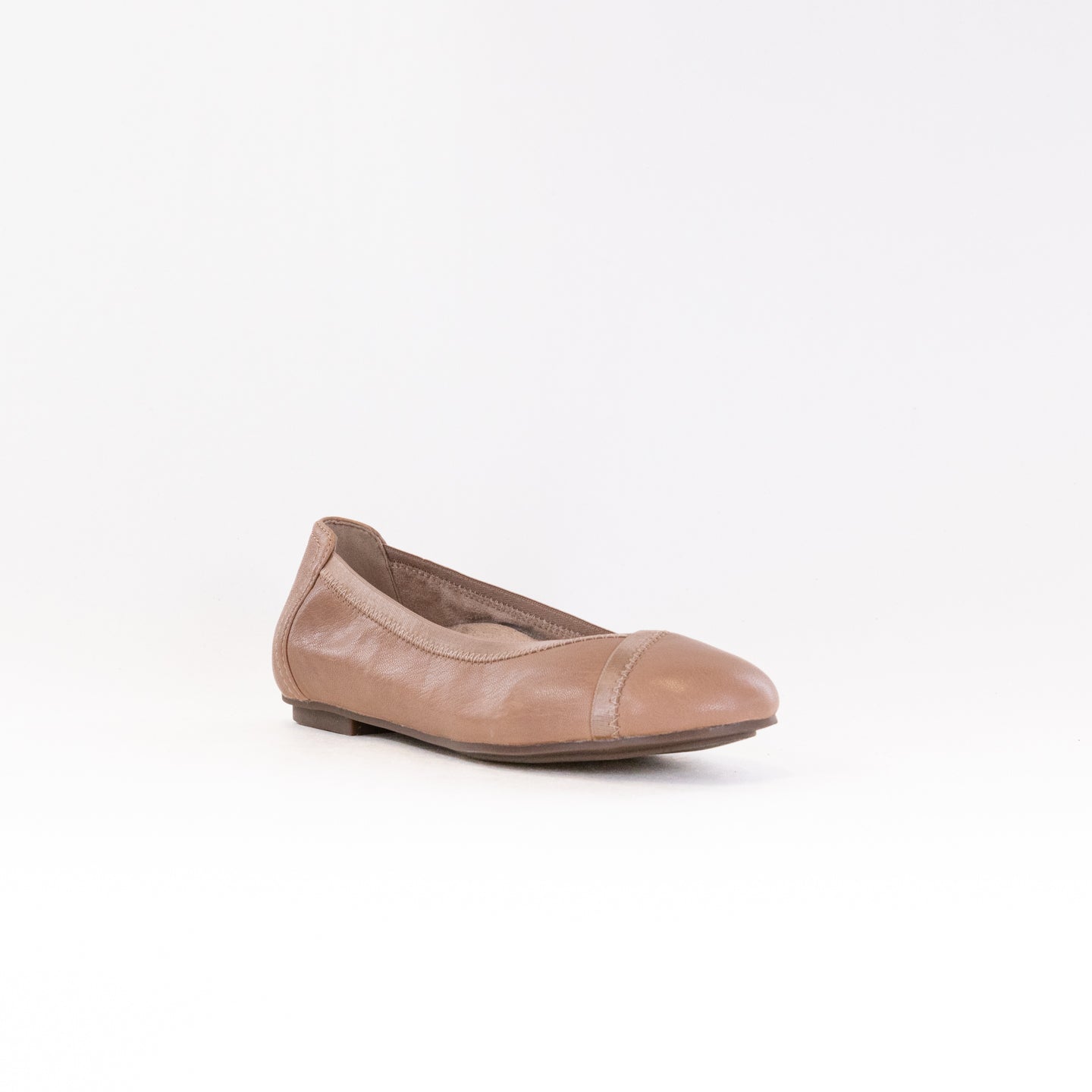 Tan Women's Vionic Caroll Luxury Ballet Flats with Stylish Details