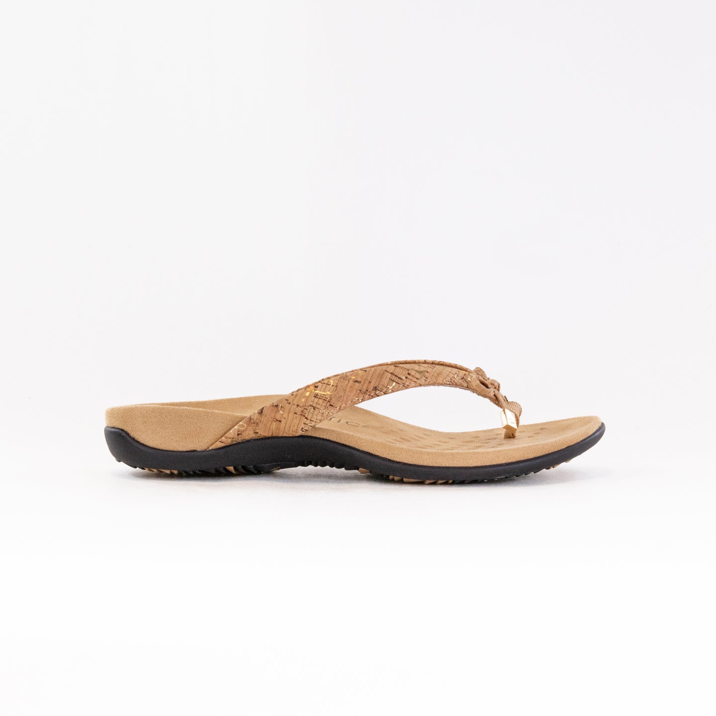Vionic Women's Bella II Gold Cork Thong Sandals - Stylish Summer Footwear
