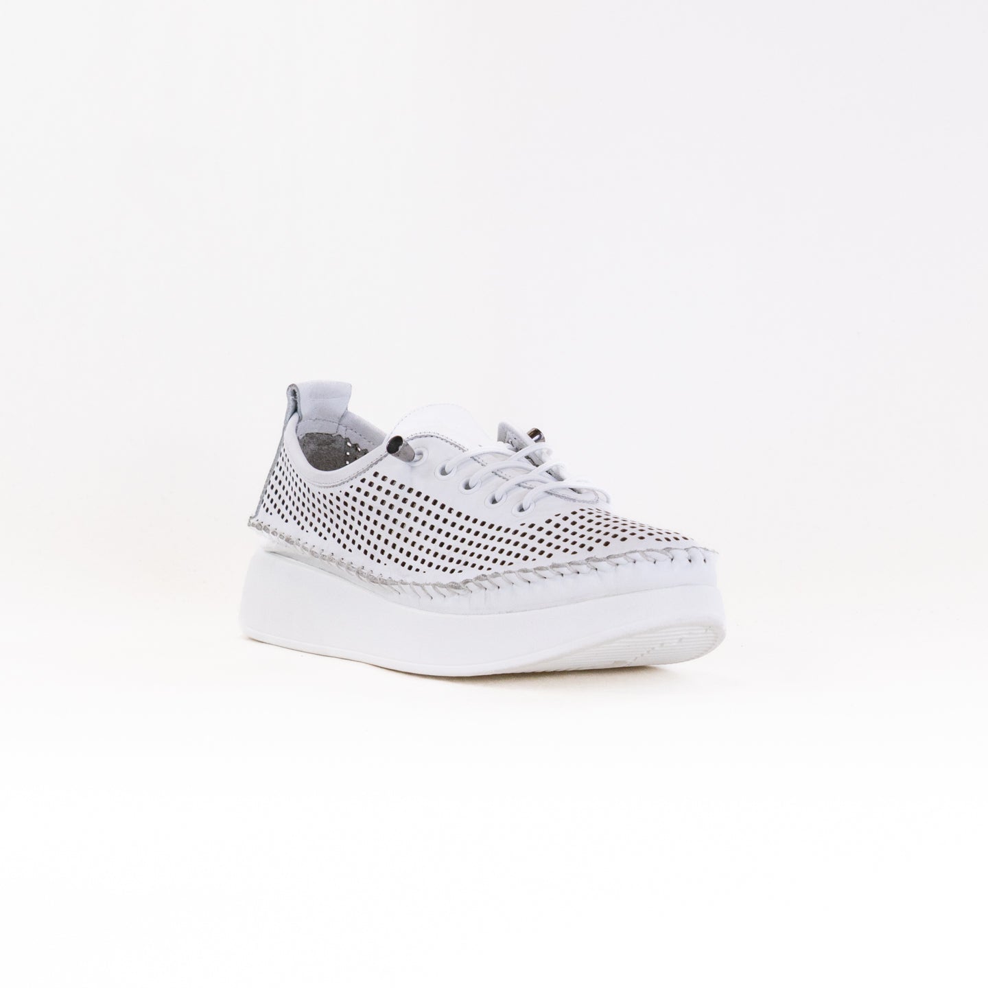 Women's Breathable White Spring Step Eastwood Lace - Up Shoes