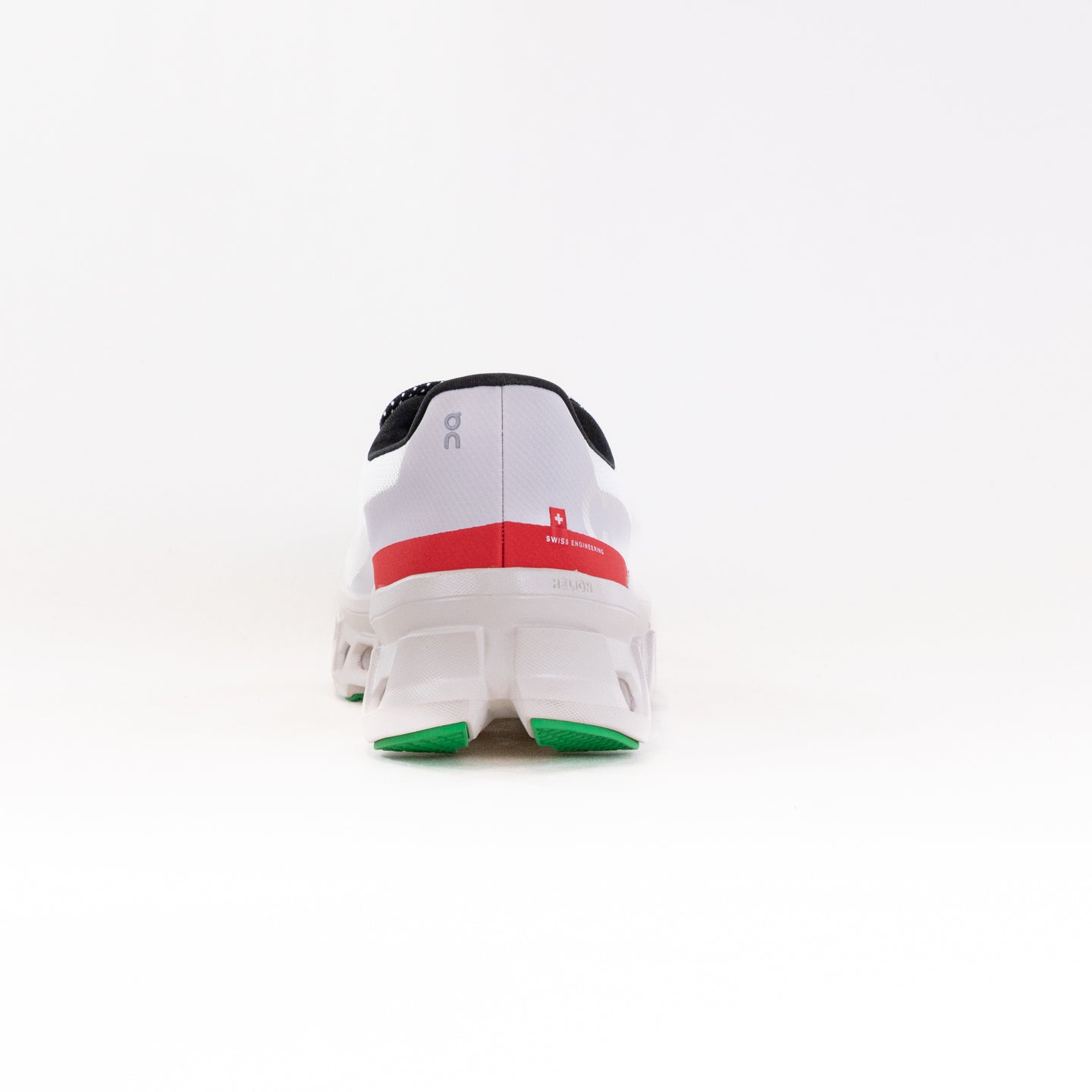 On Men's Cloudmonster Running Shoes - Ivory/Pearl Colorway