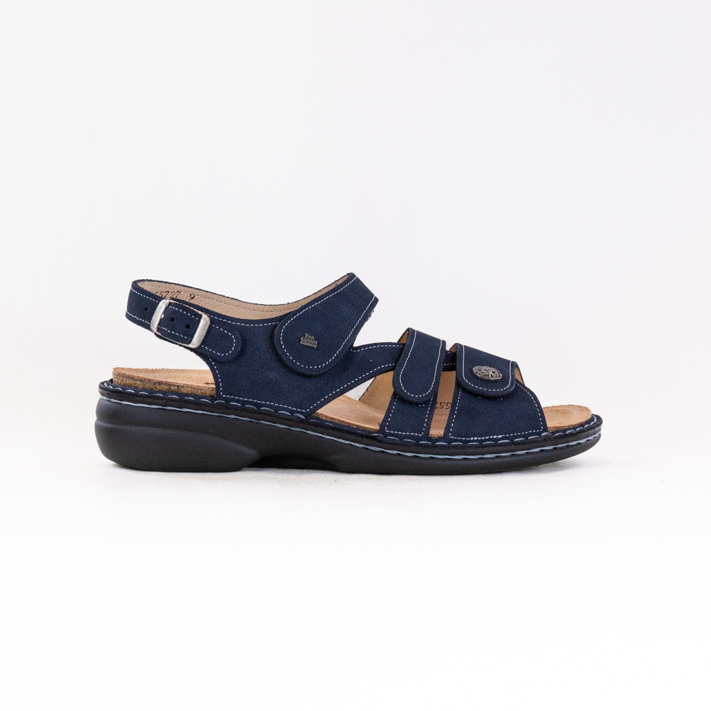 Finn Comfort Women's Gomera - S Lake Premium Leather Adjustable Straps Sandals