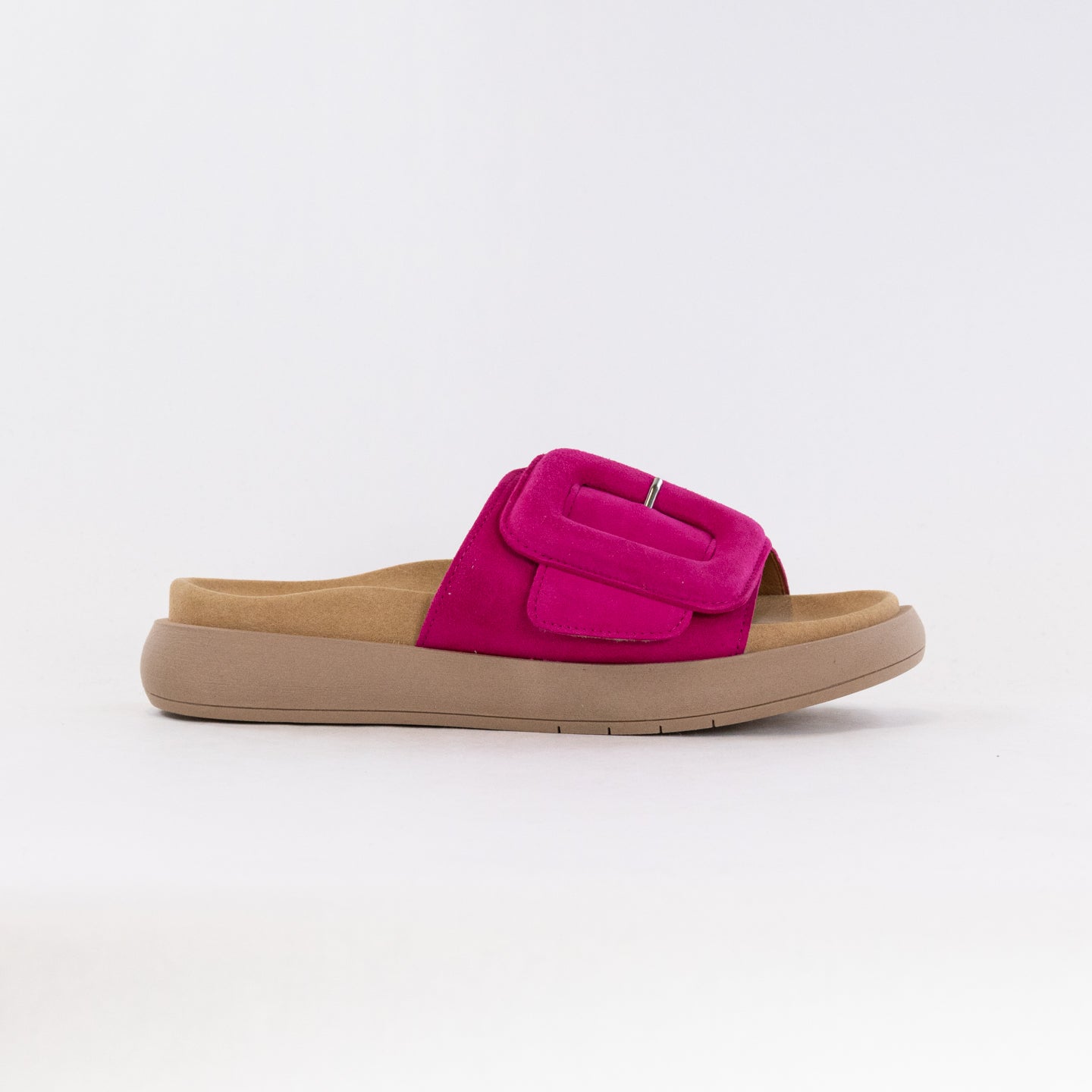 Gabor Women's Pink Wrapped Velcro Buckle Slip-On Sandals for Comfortable Footwear