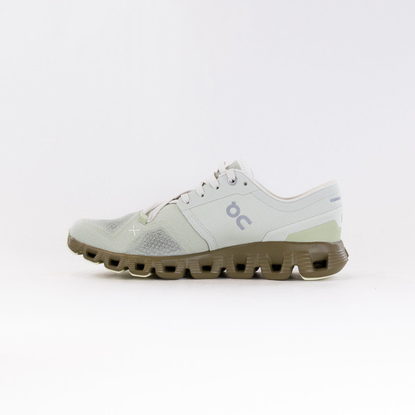 Women's On Cloud X 3 Running Shoes - Aloe/Hunter Color