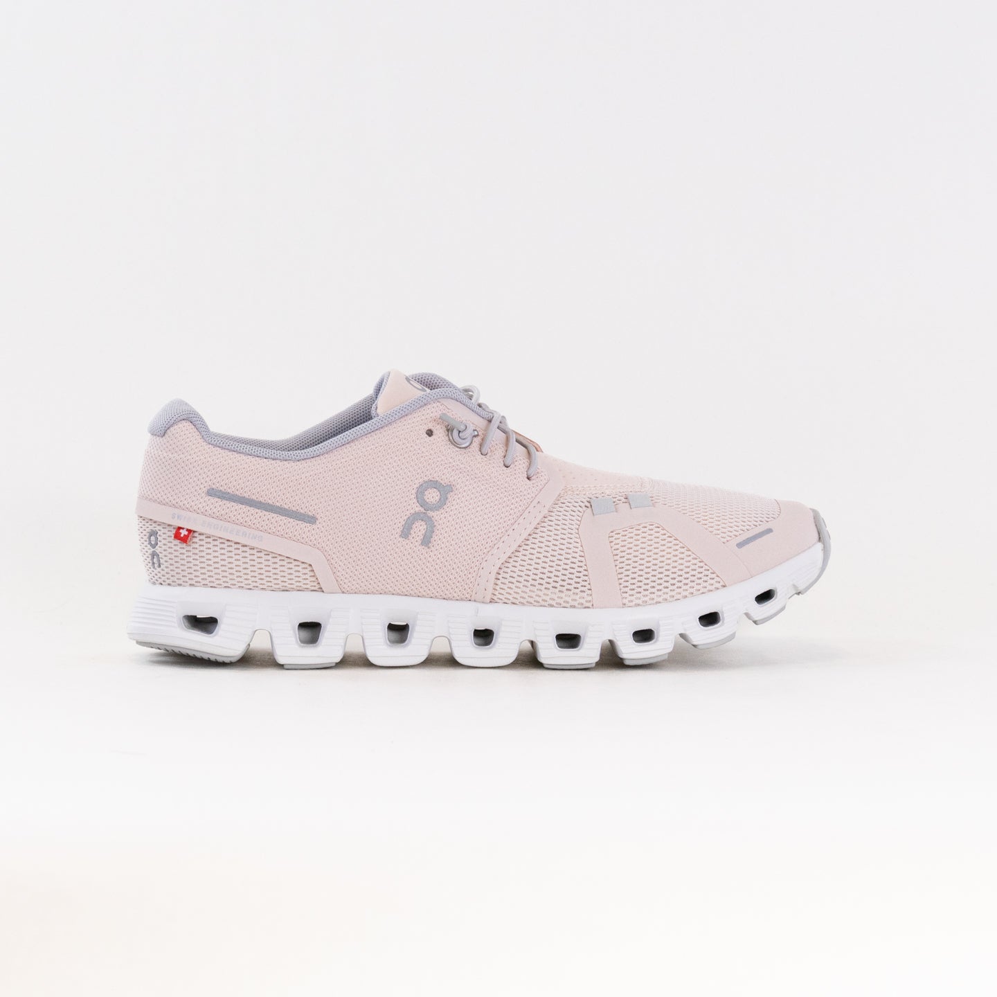 On Women's Cloud 5 Running Shoes - Shell/White Colorway
