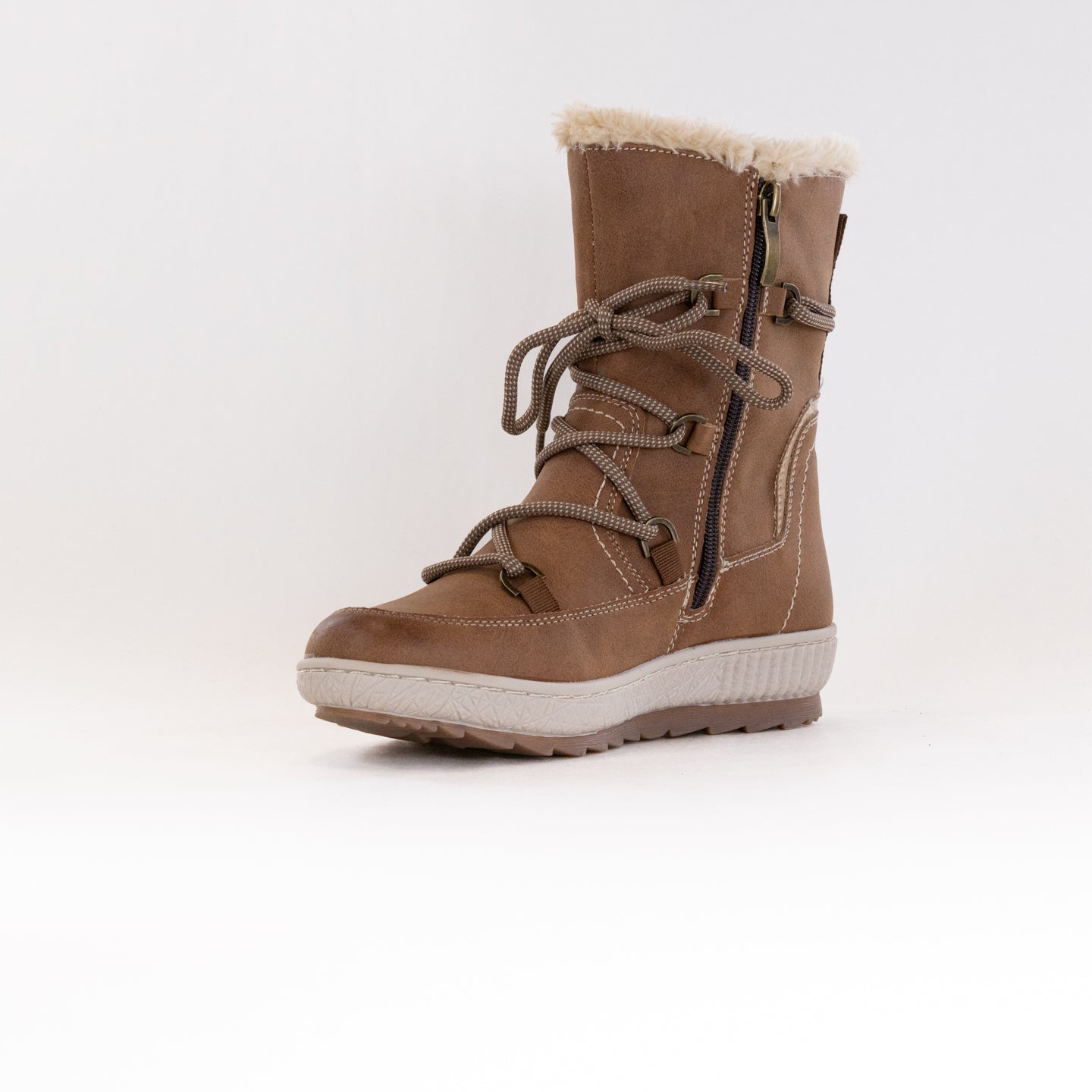 Spring Step Women's Stylish Brown Romera Winter Boots for Cold Weather