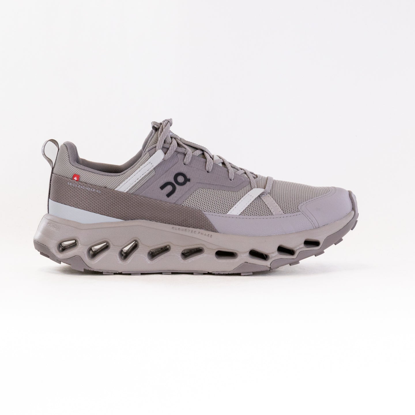 On Men's Cloudhorizon Hiking Shoes in Fog/Desert Color Scheme