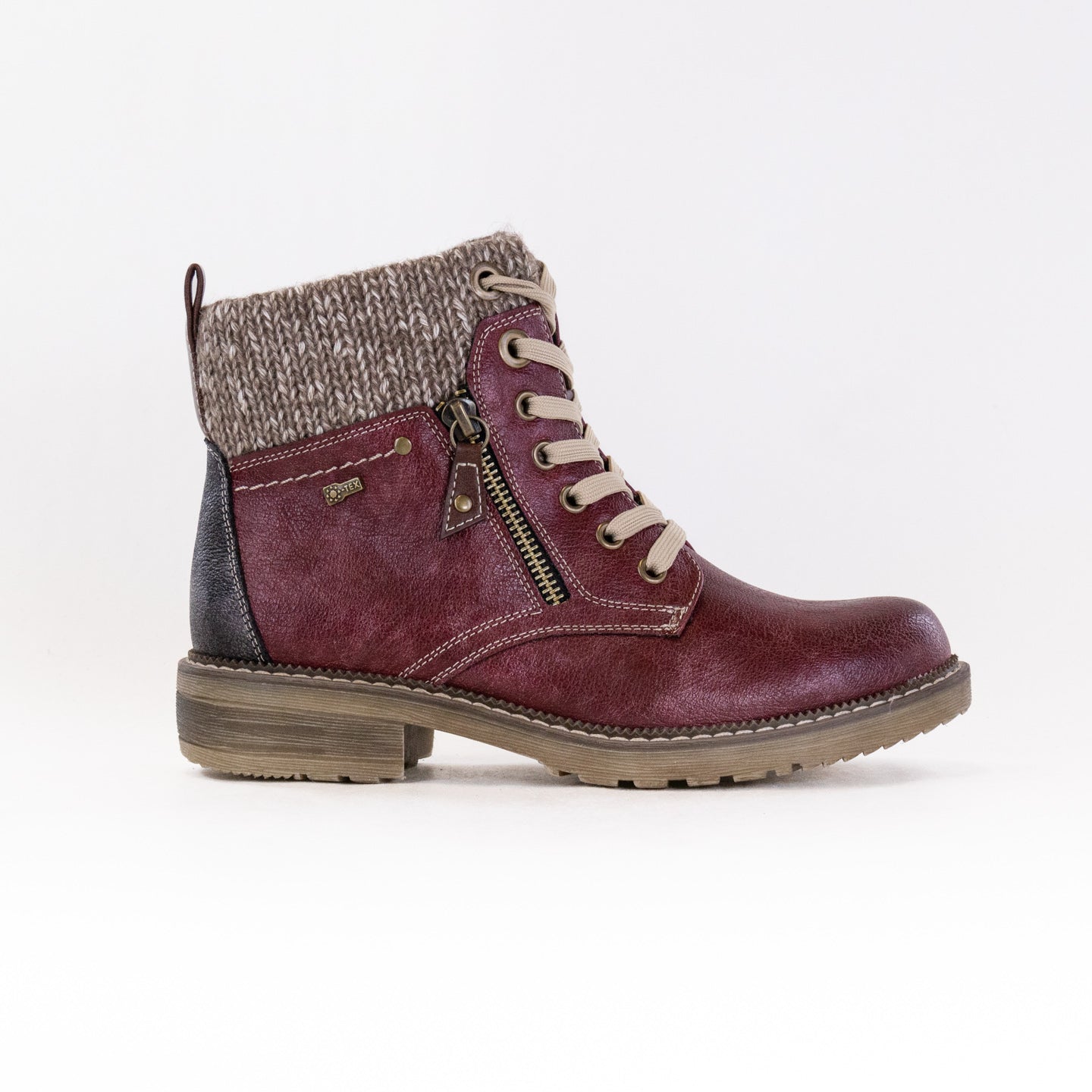 Spring Step Women's Khazera Water-Resistant Booties in Bordeaux