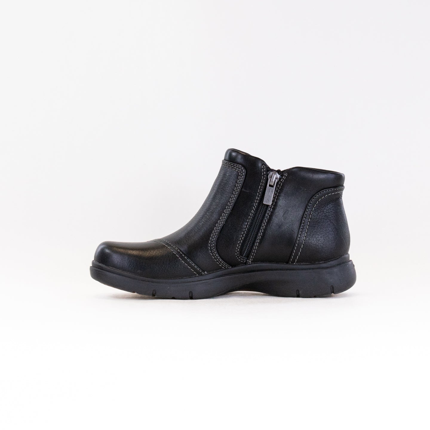 Women's Clarks Certina Joy Classic Black Leather Boots