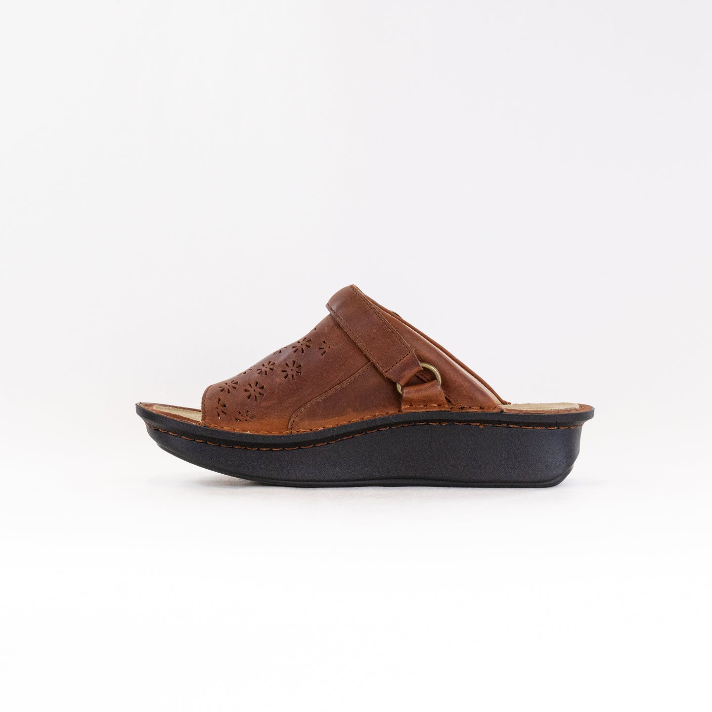 Women's Alegria Klover Sandals in Burnished Tawny Leather