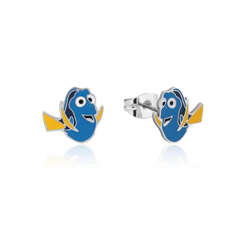 Disney Finding Nemo-themed Stainless Steel Dory Stud Earrings for Fashionable Accessories